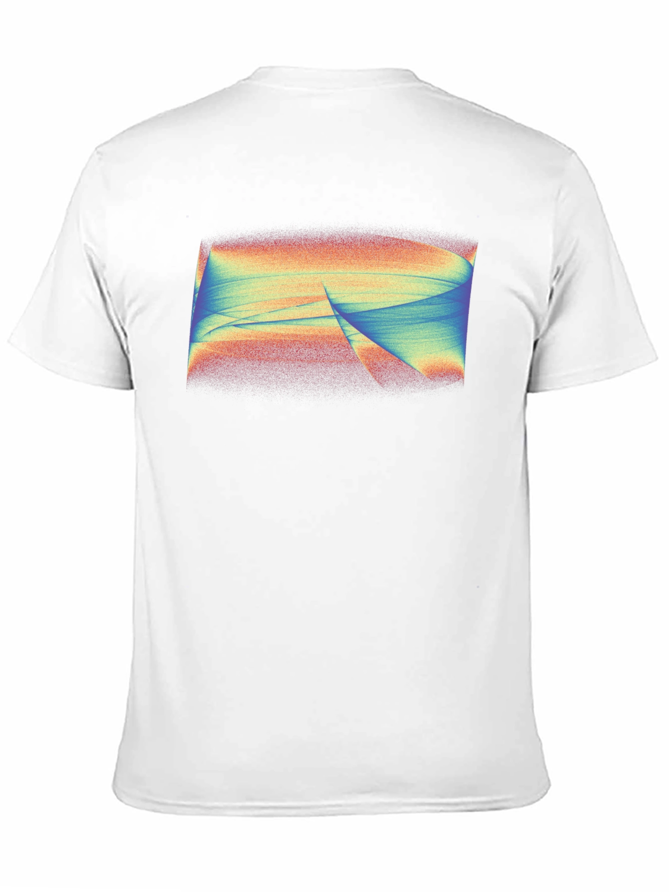 Abstract Swirl Graphic Tee - Mens Black T-Shirt