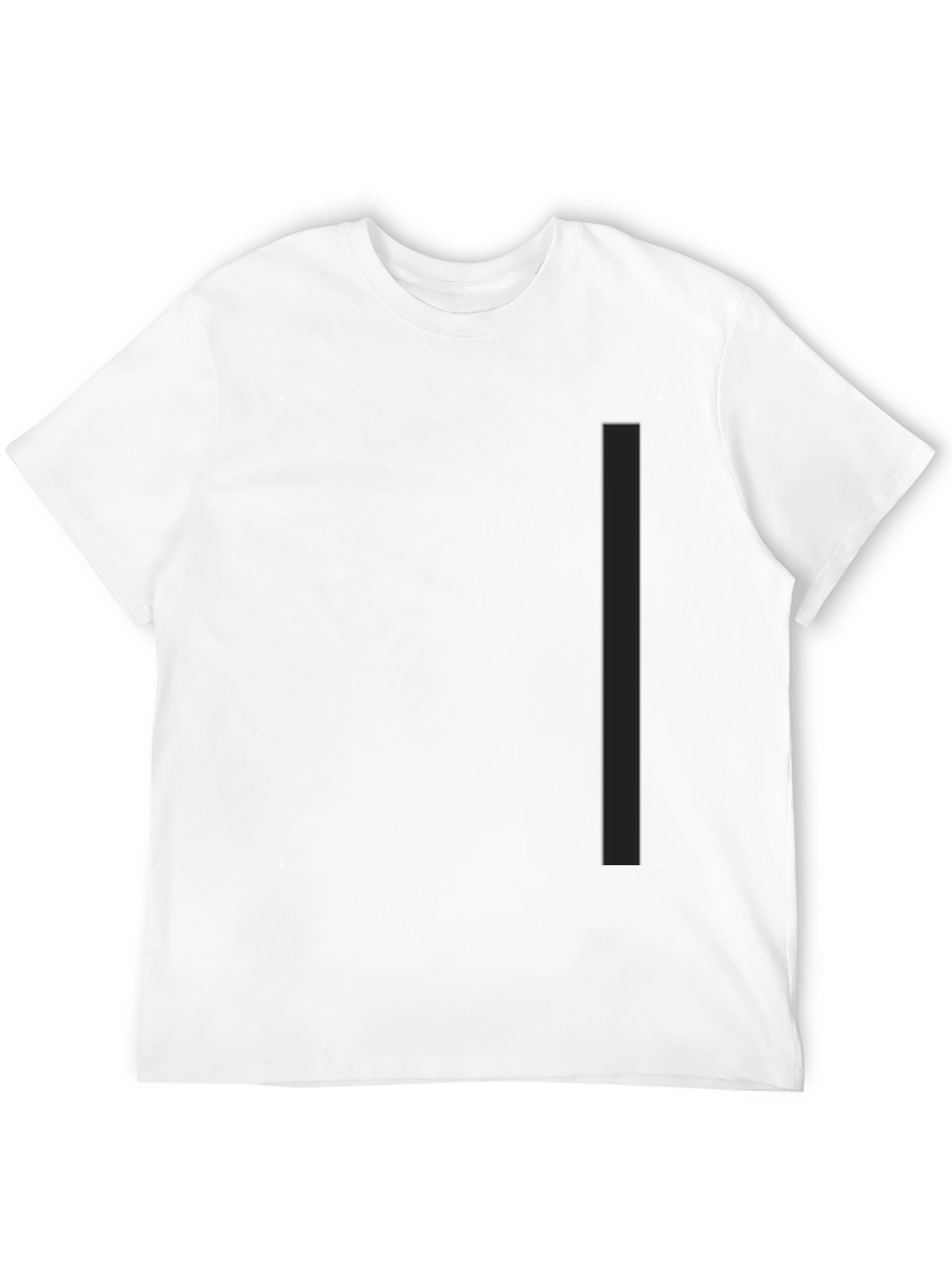 Mens Black Casual Crew Neck T-Shirt