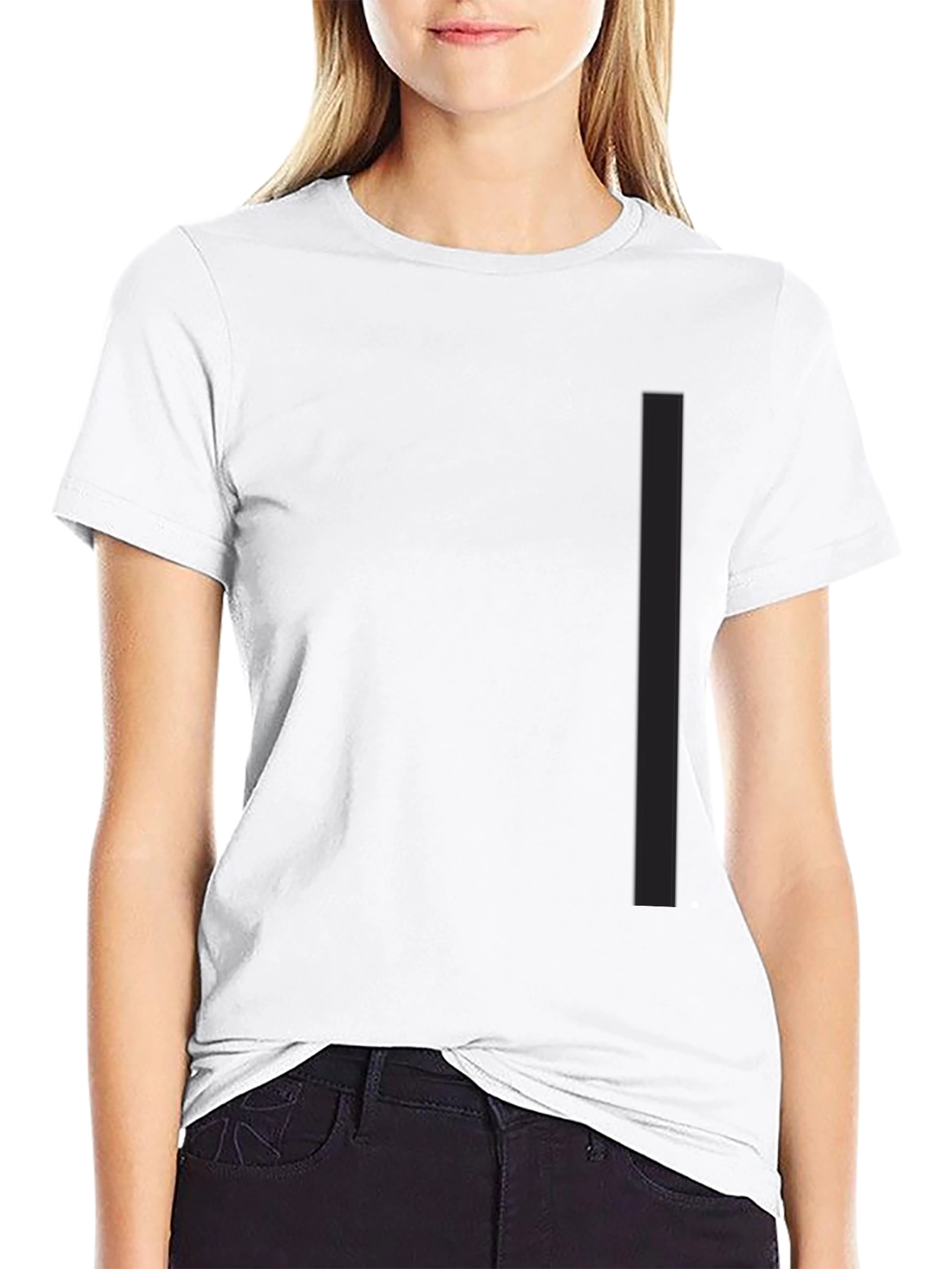 Mens Black Casual Crew Neck T-Shirt