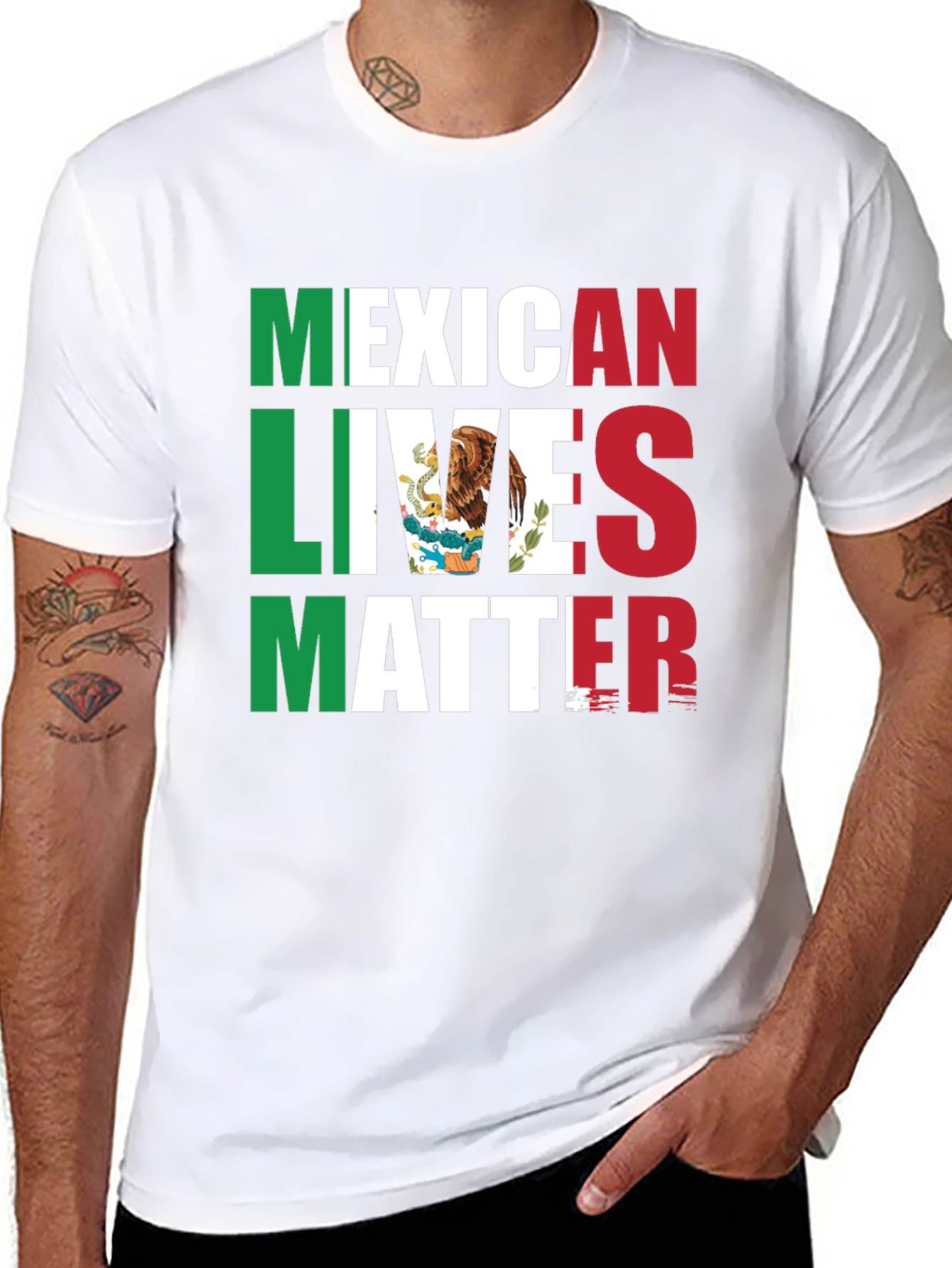 Mexican Lives Matter Graphic T-Shirt