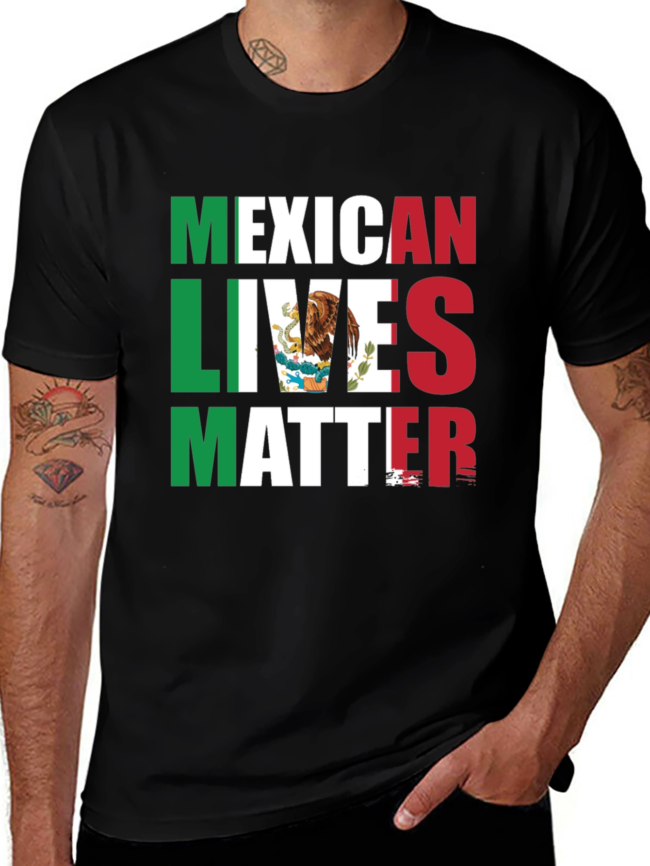 Mexican Lives Matter Graphic T-Shirt
