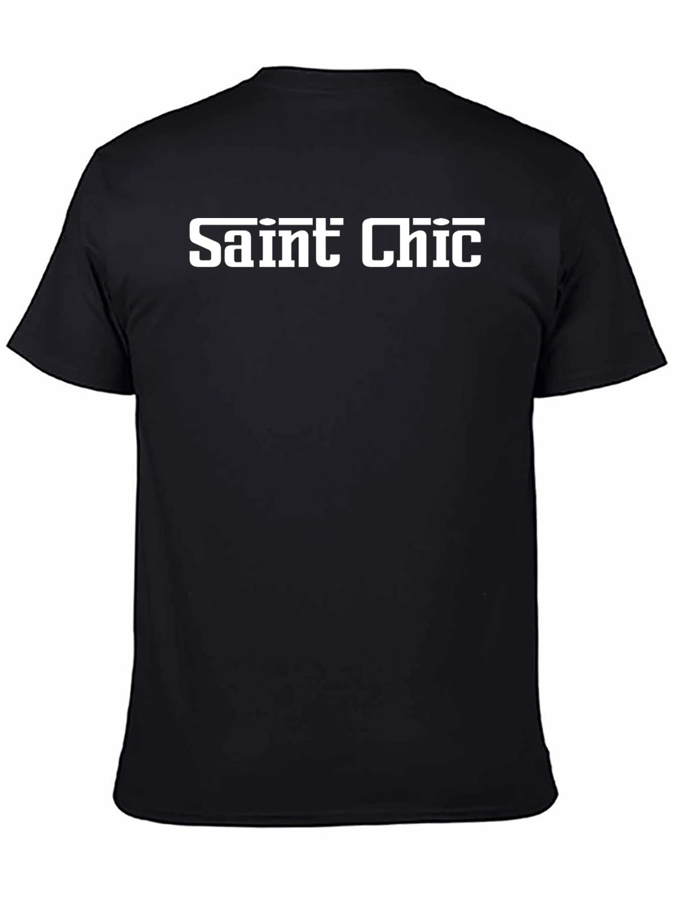 Saint Chic Black Graphic T-Shirt