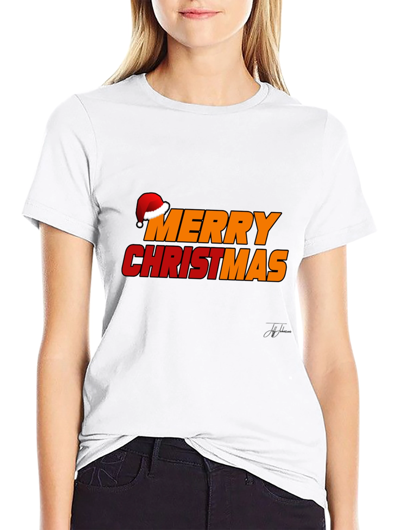 Merry Christmas Graphic Tee - Holiday Cheer