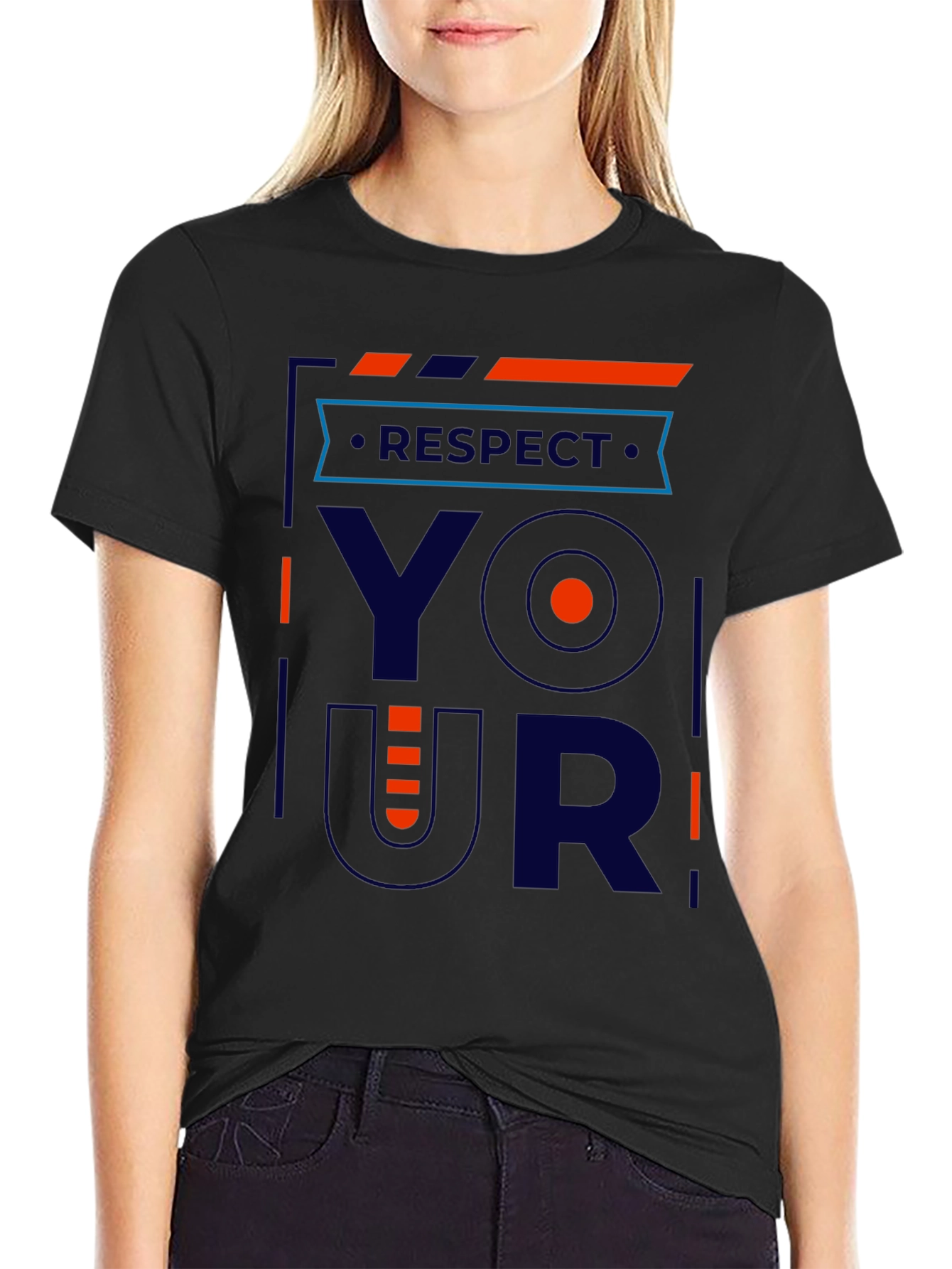 Respect Your Shirt - Modern Graphic Tee