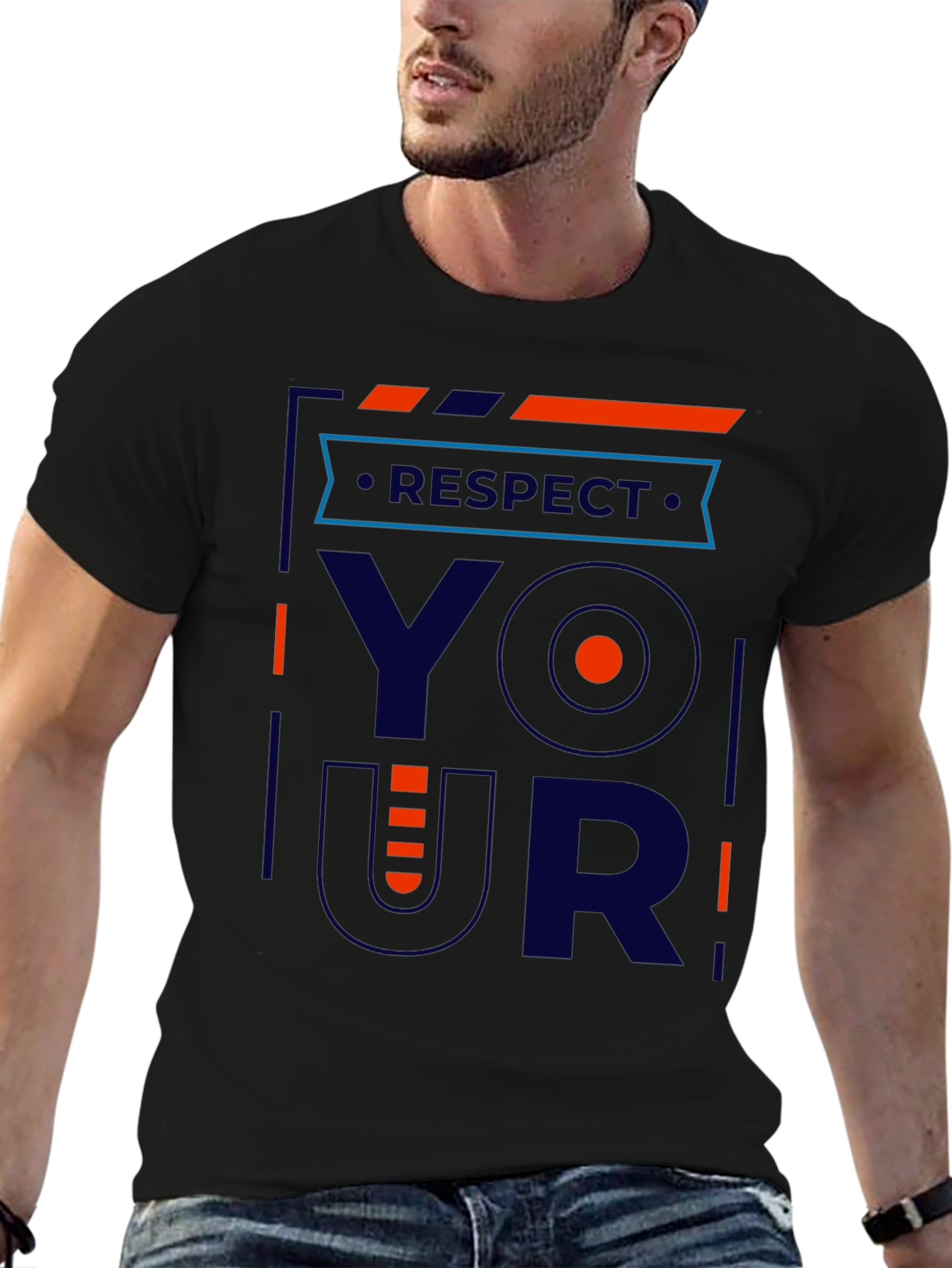 Respect Your Shirt - Modern Graphic Tee