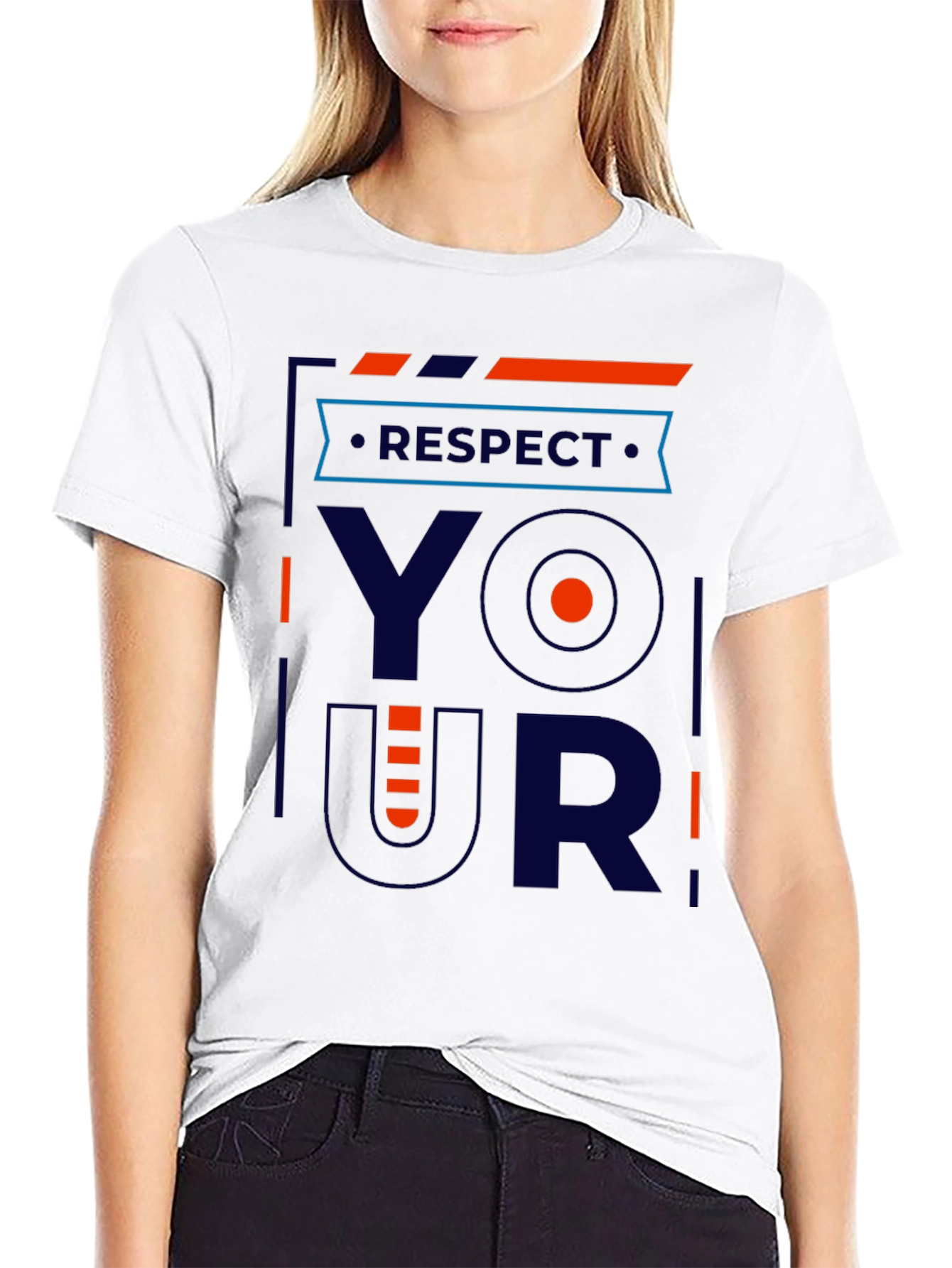 Respect Your Shirt - Modern Graphic Tee