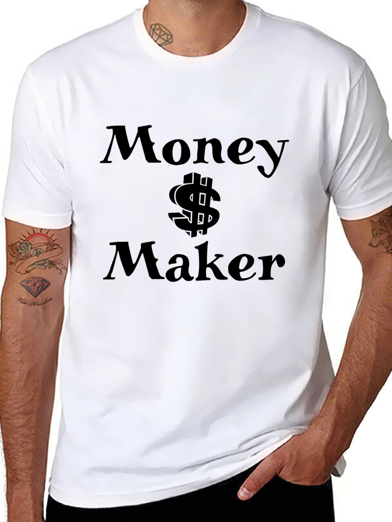 Money Maker Graphic T-Shirt - Black Cotton Tee