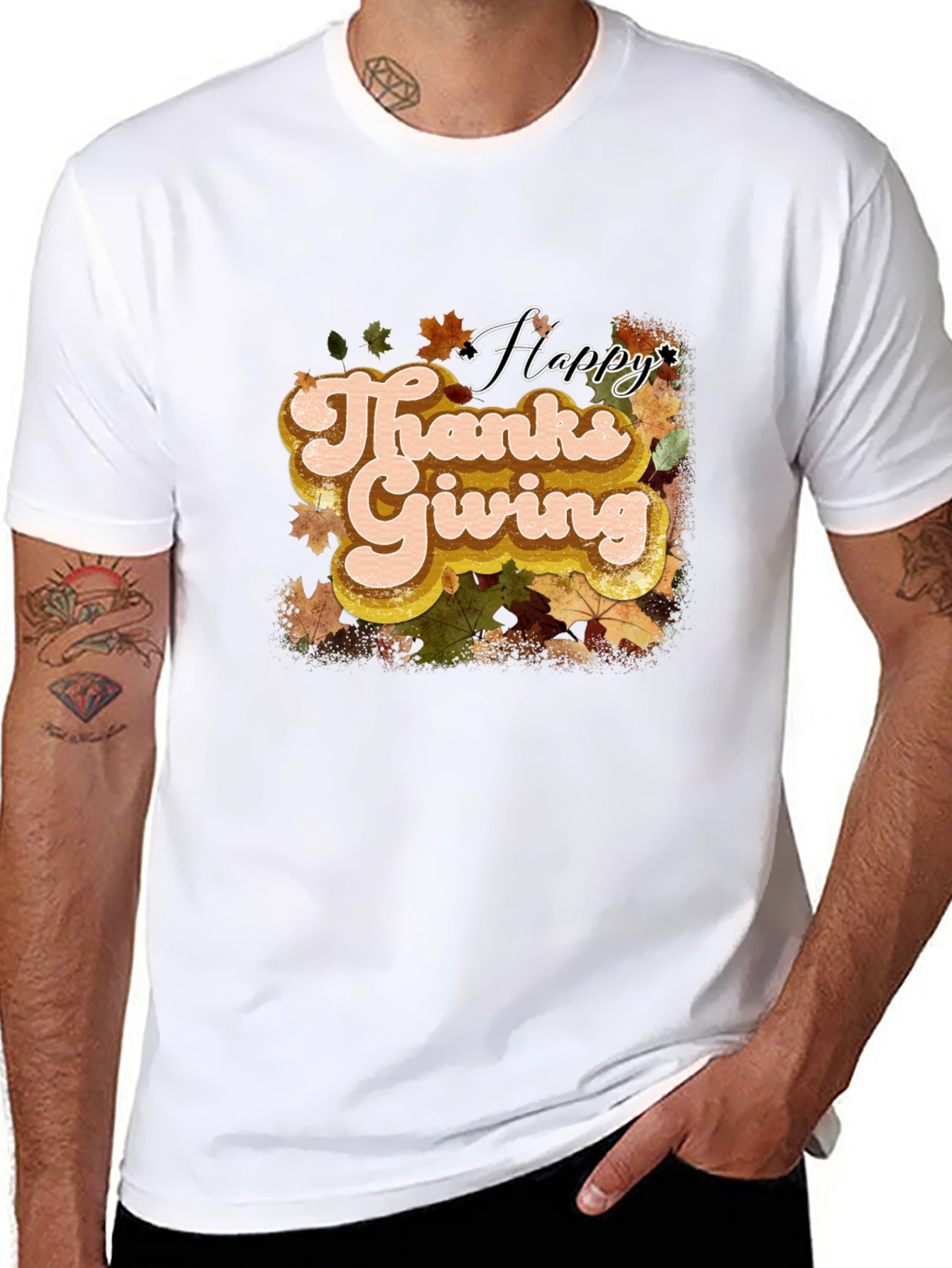 Happy Thanksgiving Retro T-Shirt