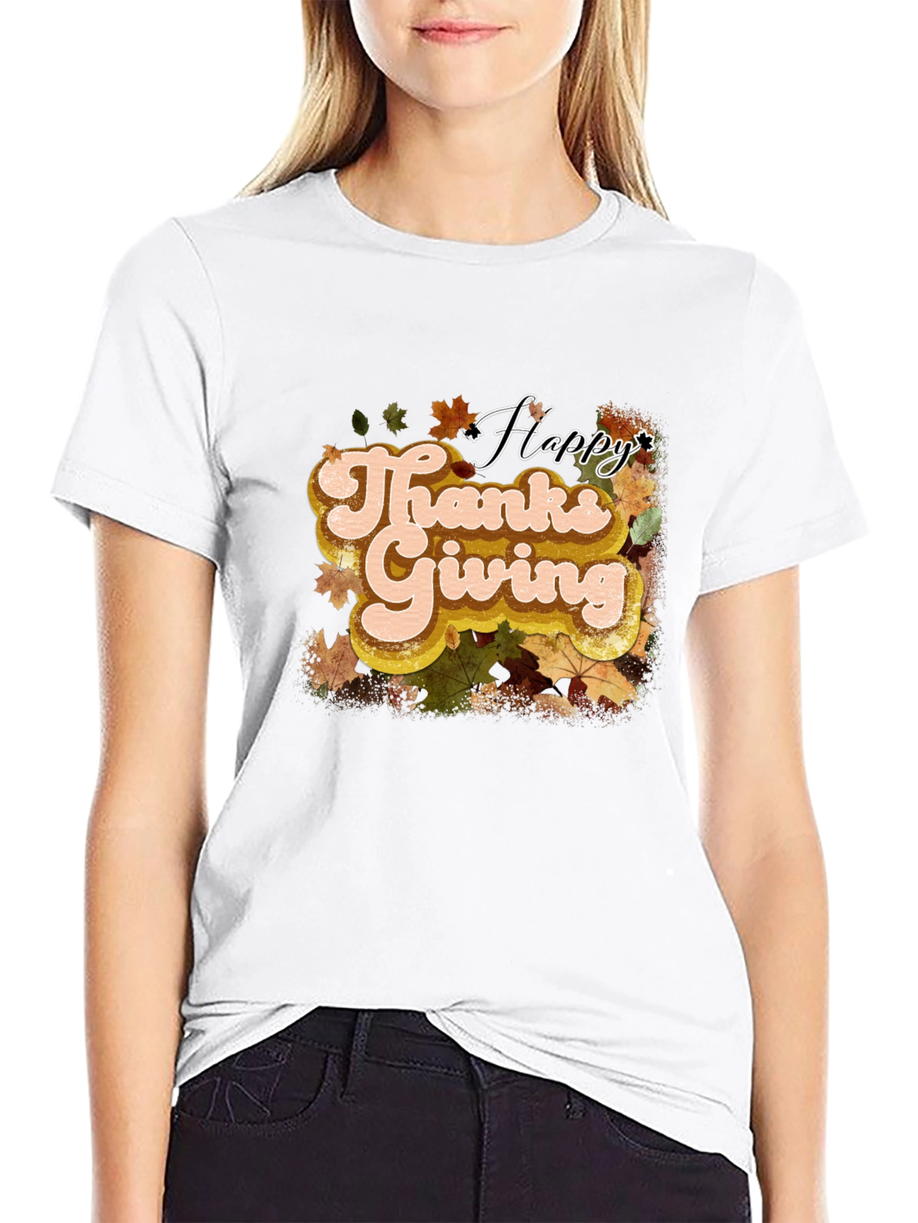 Happy Thanksgiving Retro T-Shirt