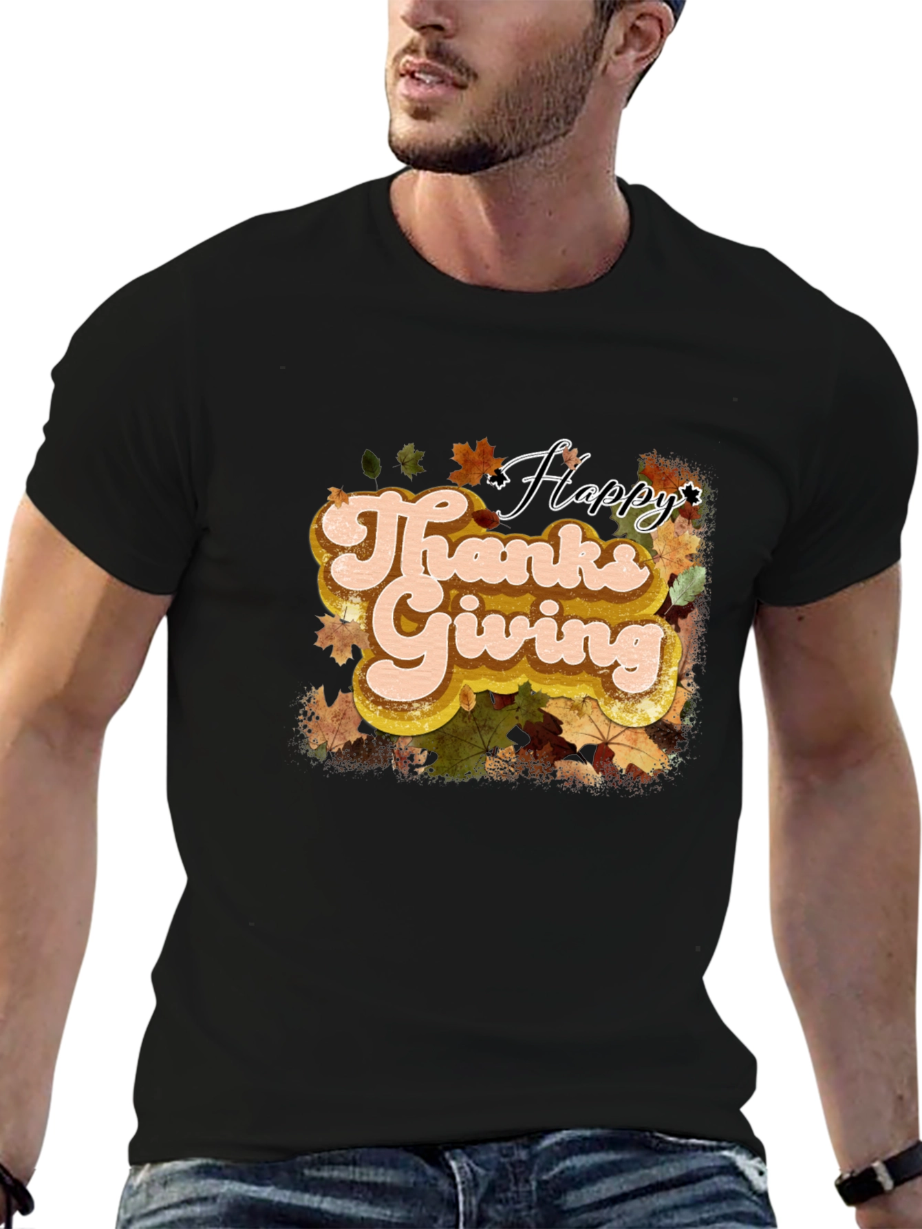 Happy Thanksgiving Retro T-Shirt