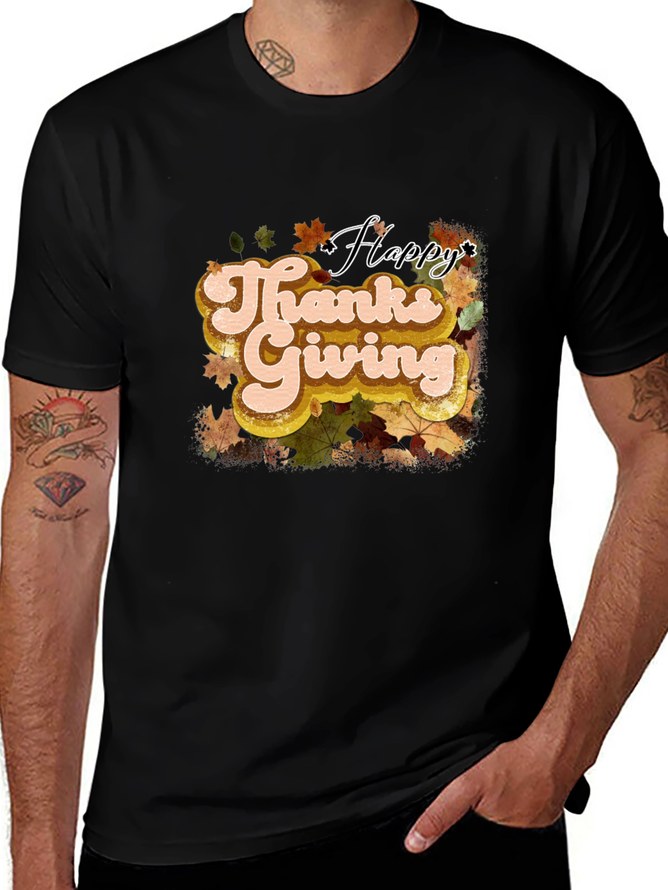 Happy Thanksgiving Retro T-Shirt
