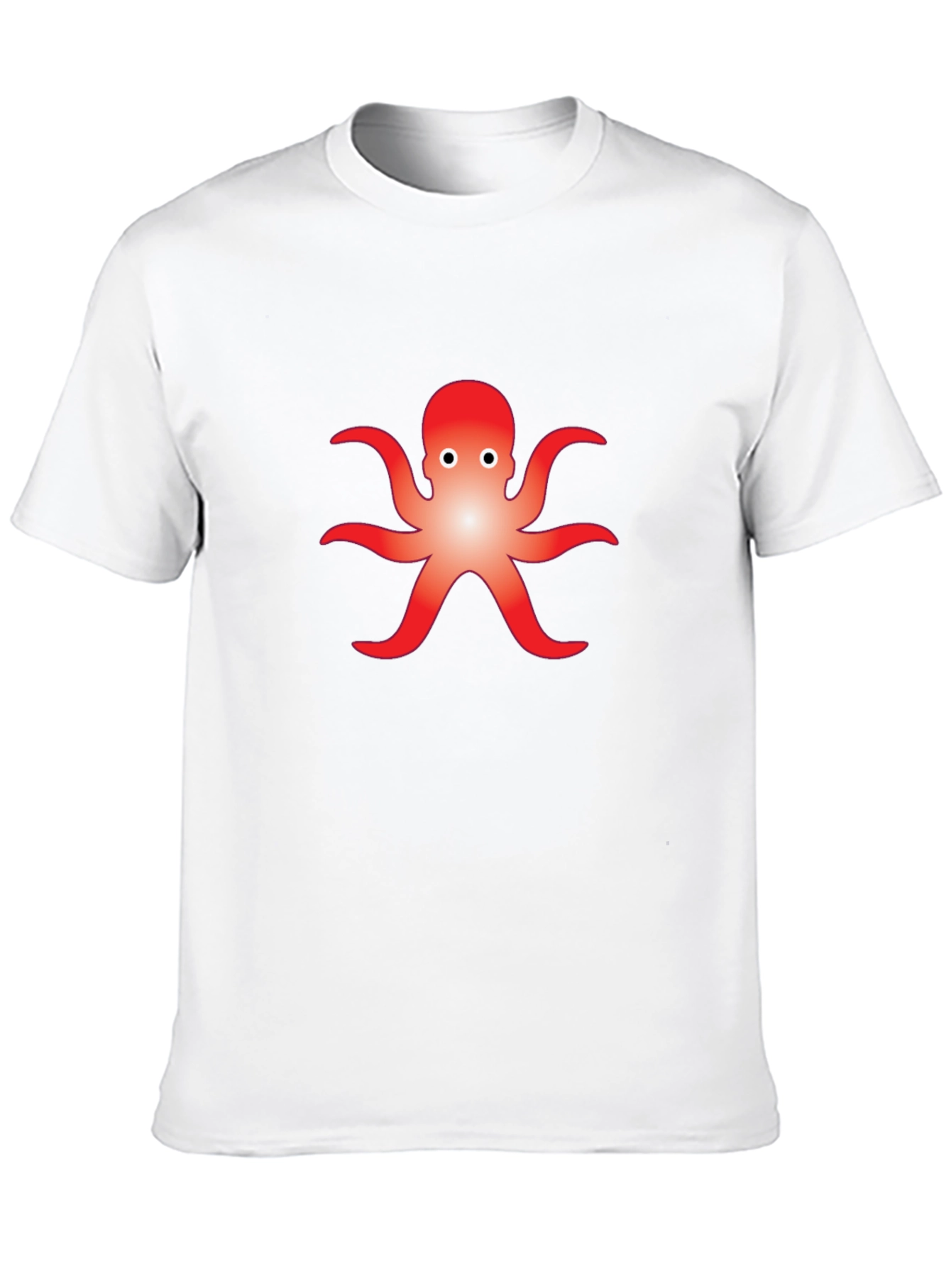 Cool Octopus Graphic Black T-Shirt