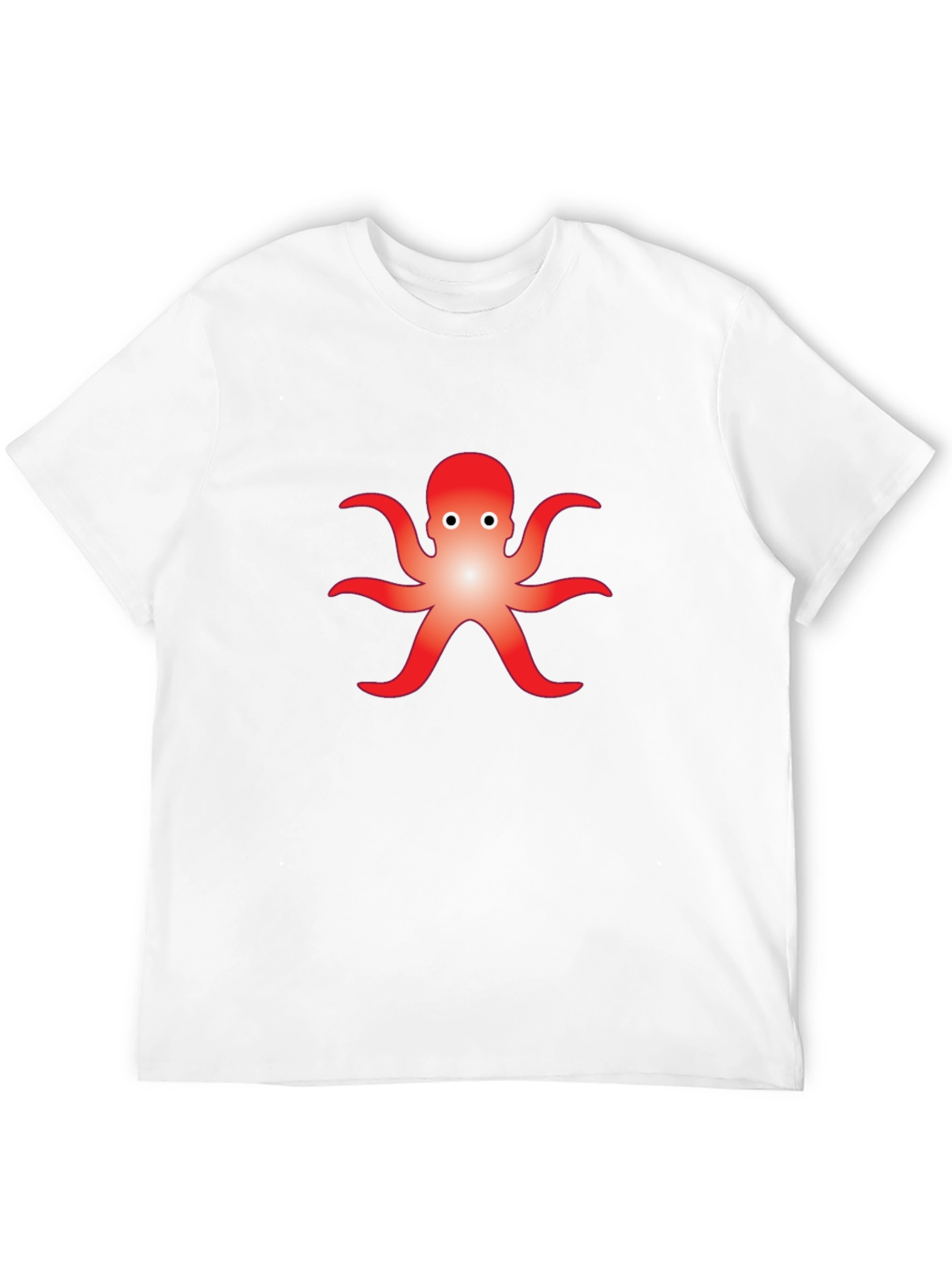 Cool Octopus Graphic Black T-Shirt