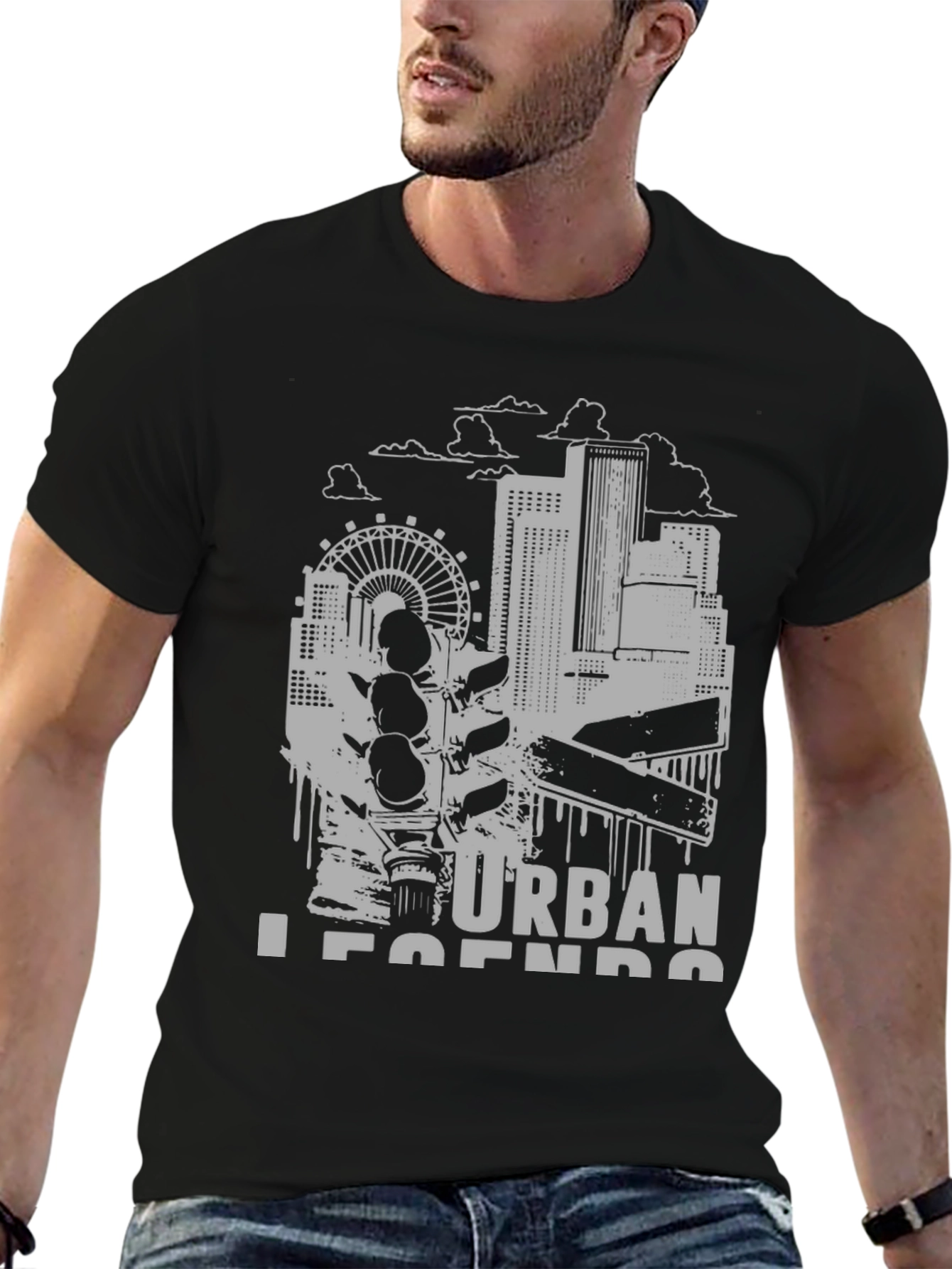 Urban Legends Graphic Tee - Black