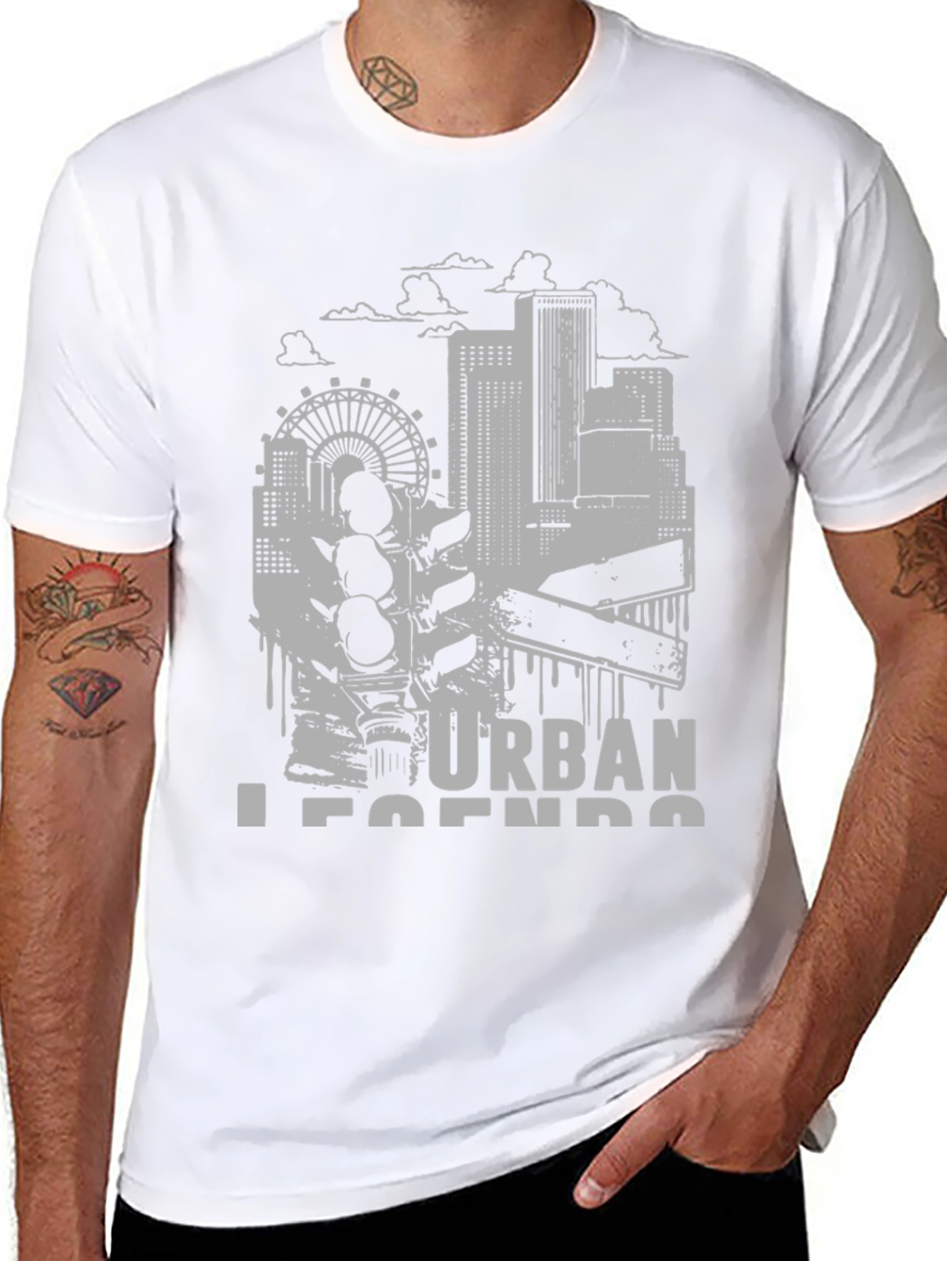 Urban Legends Graphic Tee - Black