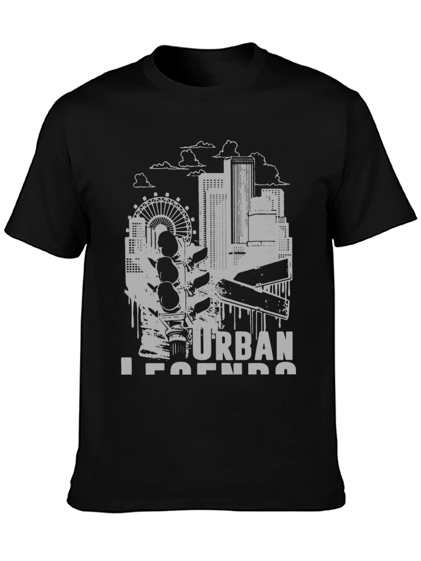 Urban Legends Graphic Tee - Black