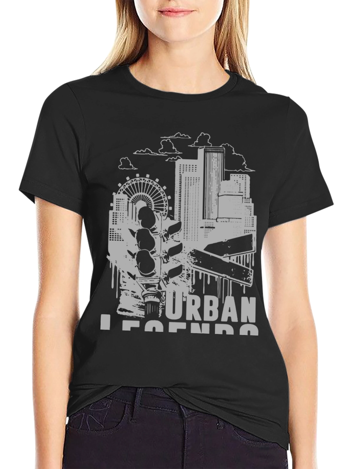 Urban Legends Graphic Tee - Black
