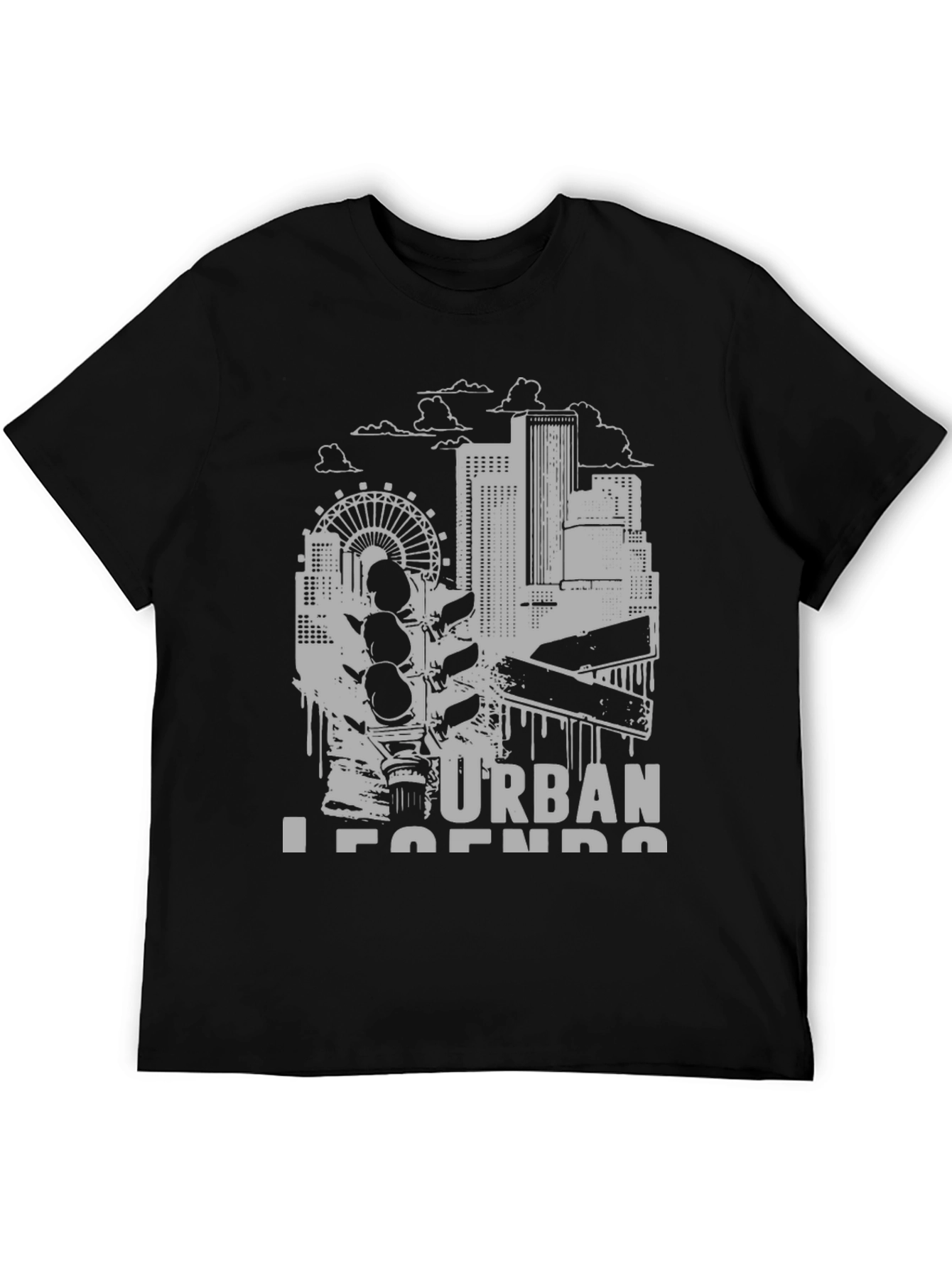 Urban Legends Graphic Tee - Black