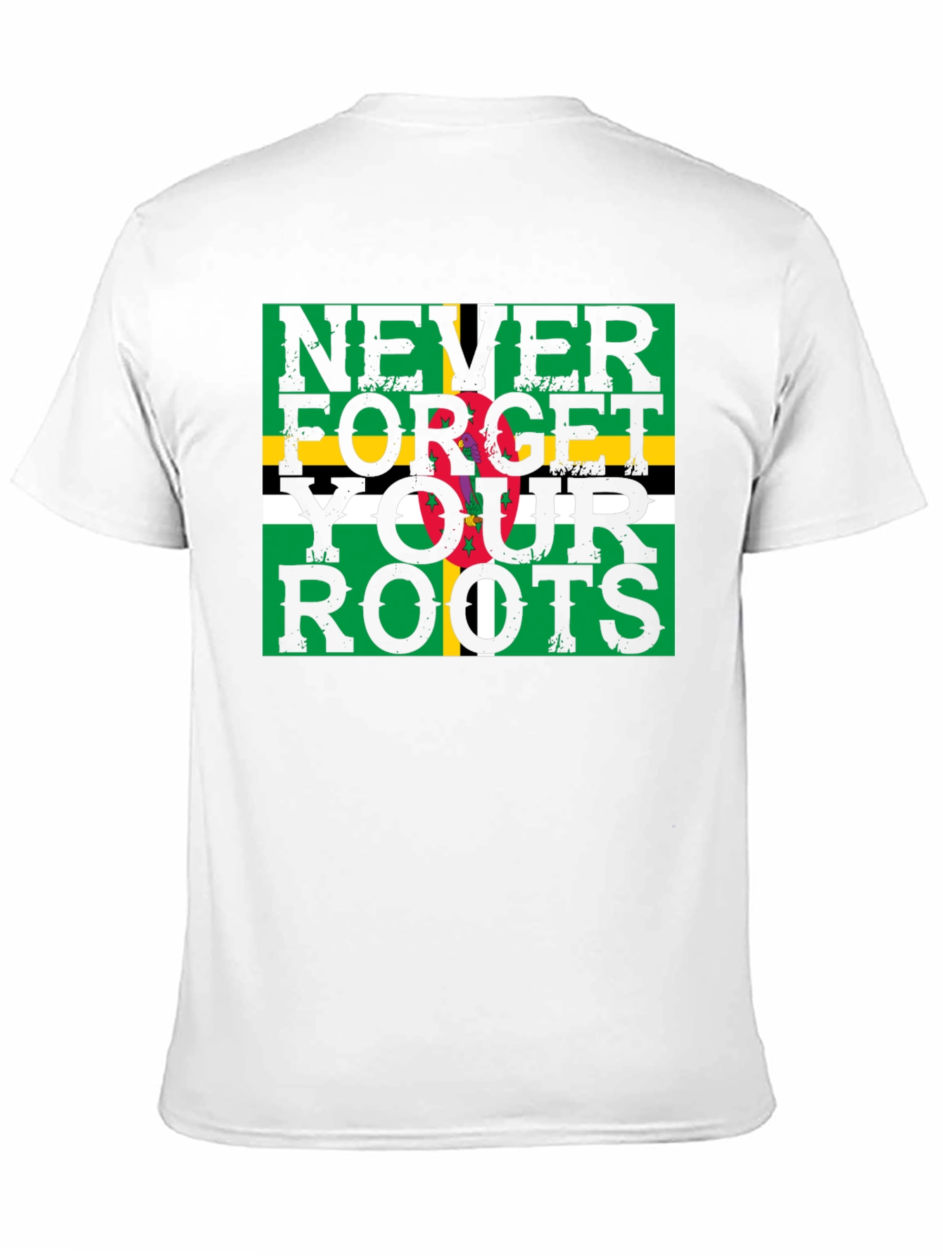 Dominica Flag T-Shirt - Never Forget Your Roots