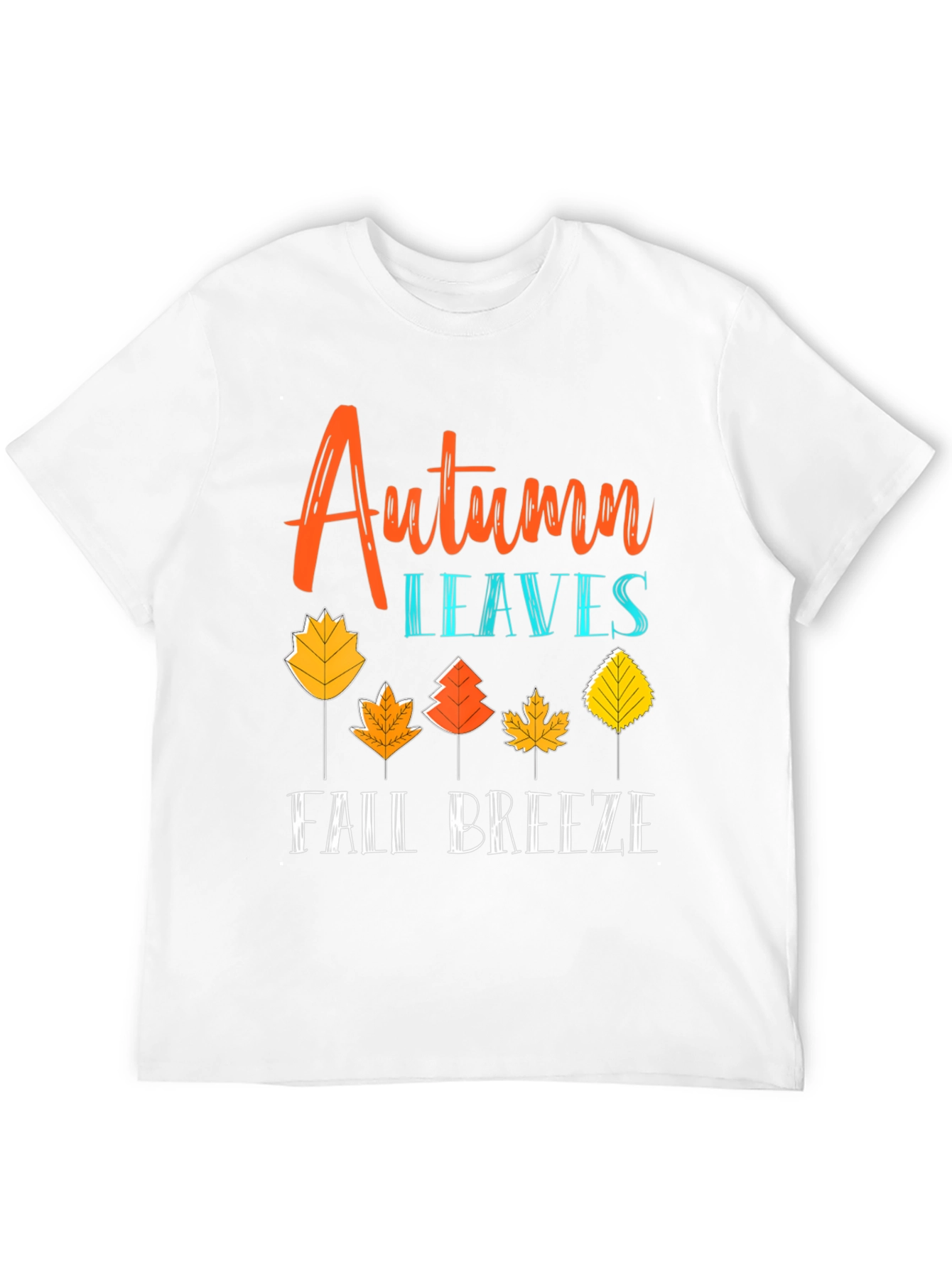 Autumn Leaves Fall Breeze Graphic Tee
