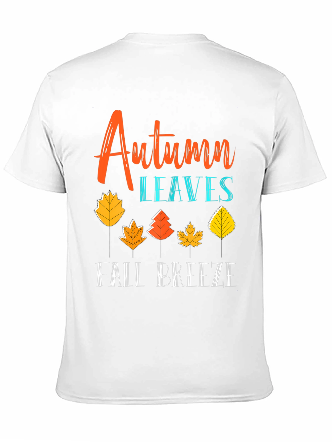 Autumn Leaves Fall Breeze Graphic Tee