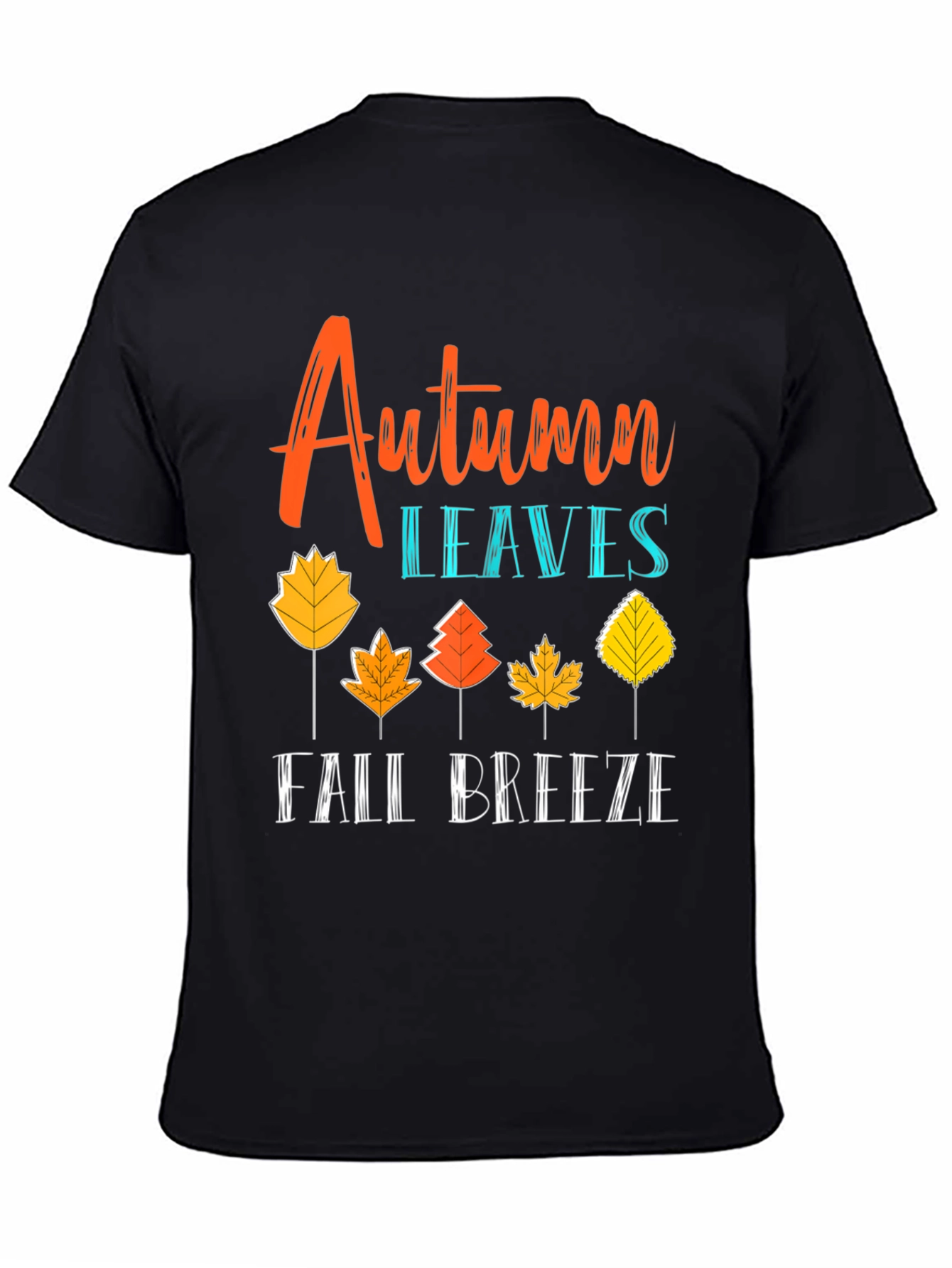 Autumn Leaves Fall Breeze Graphic Tee