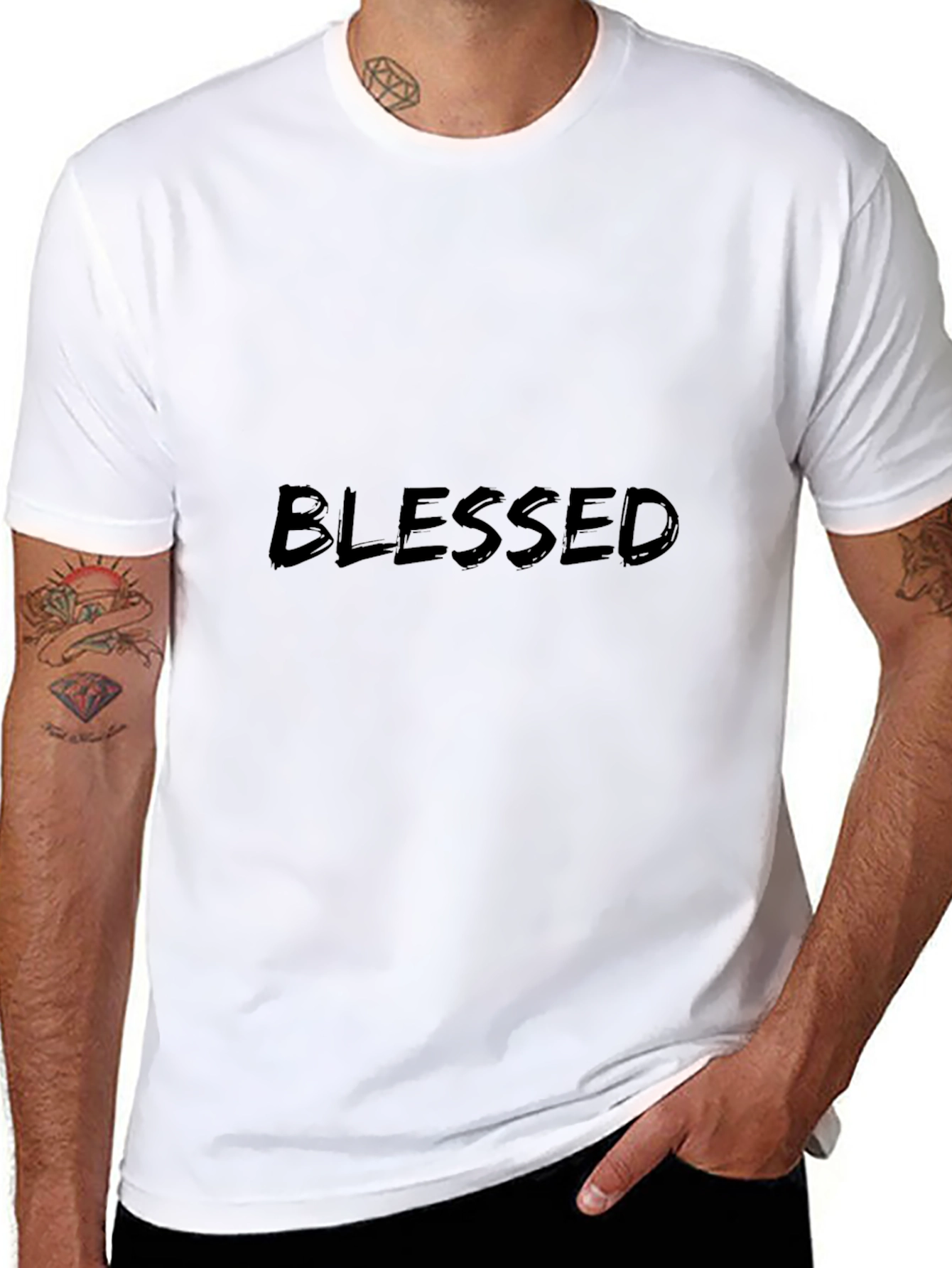 Blessed Black T-Shirt - Casual Comfort