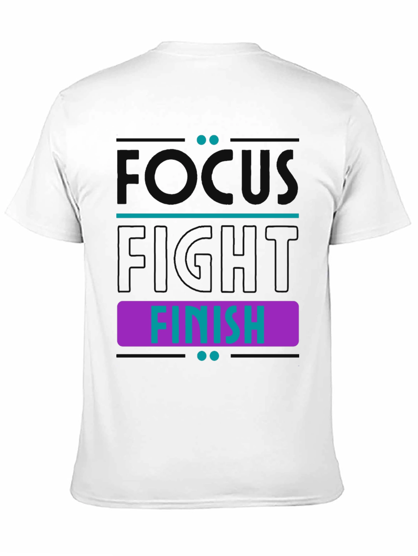 Focus Fight Finish Graphic Tee - Black