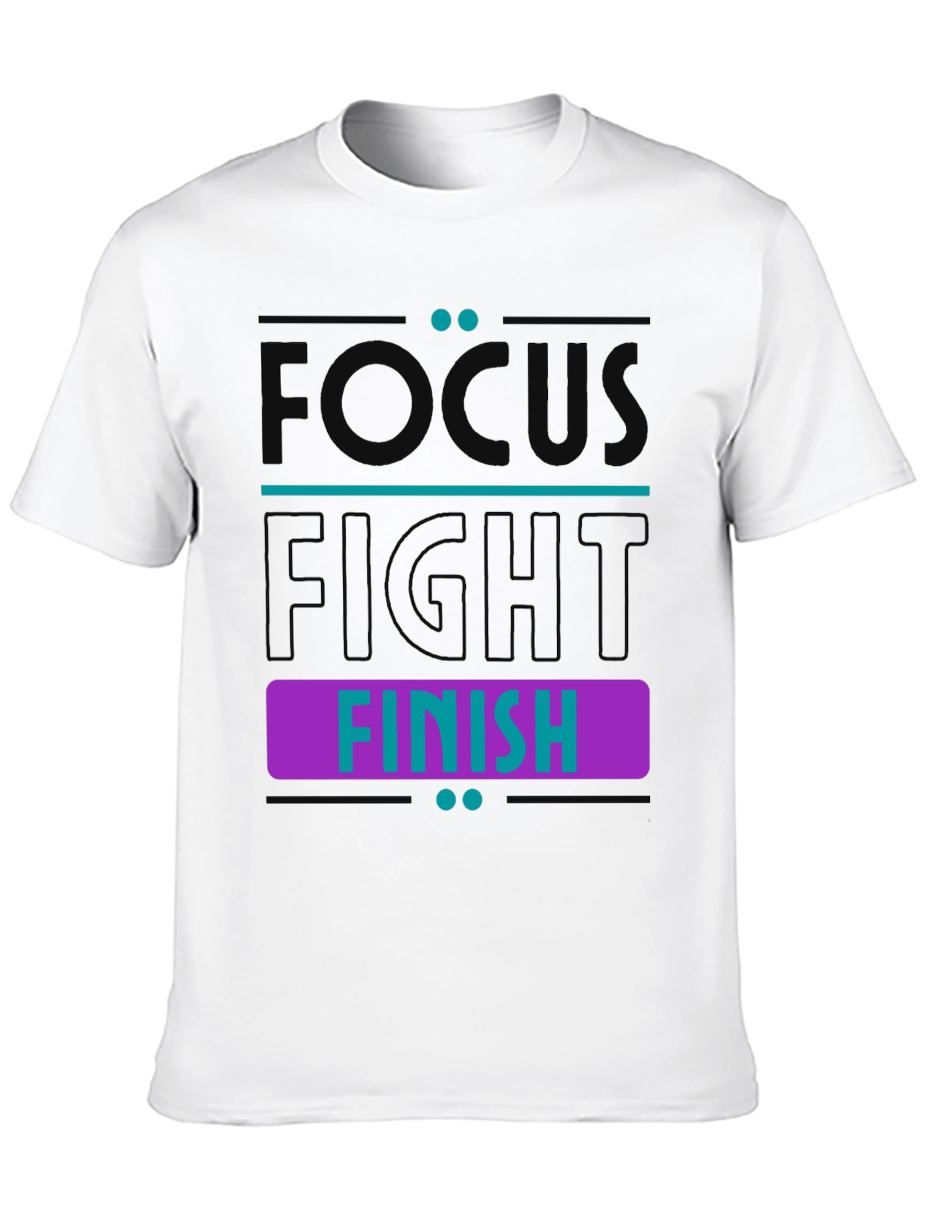 Focus Fight Finish Graphic Tee - Black