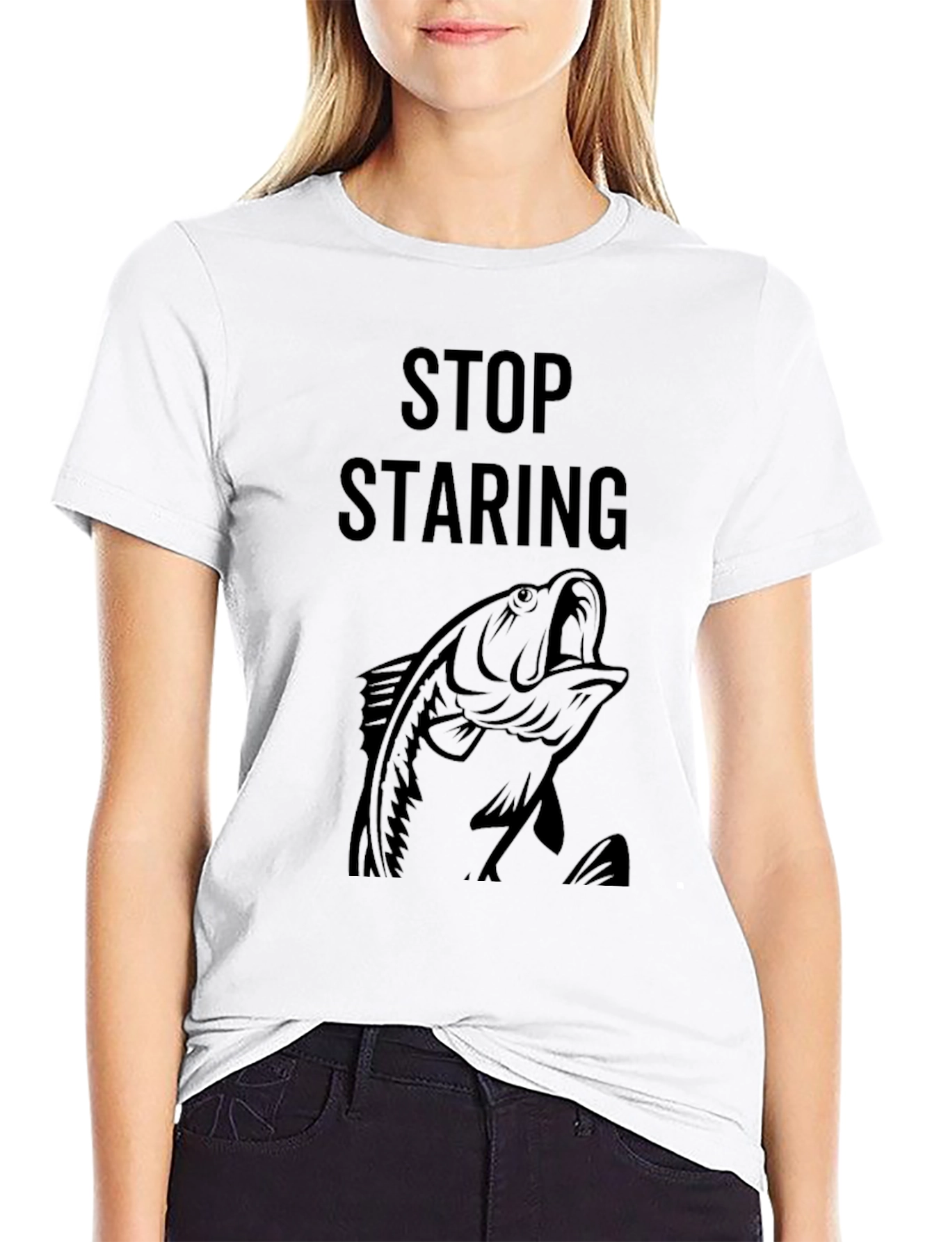Stop Staring Bass Graphic Tee