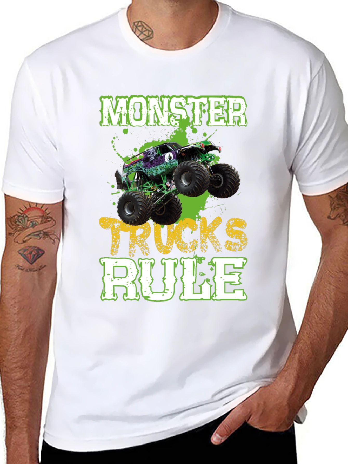 Monster Trucks Rule Graphic Tee