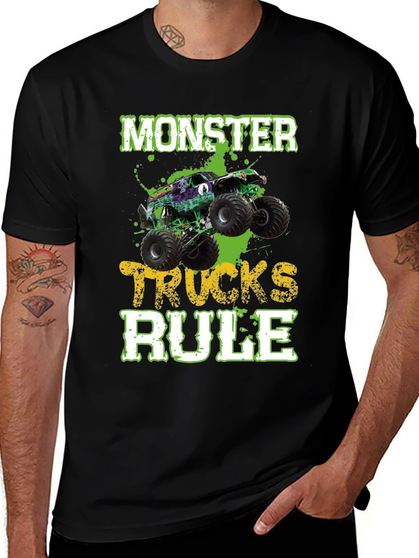 Monster Trucks Rule Graphic Tee