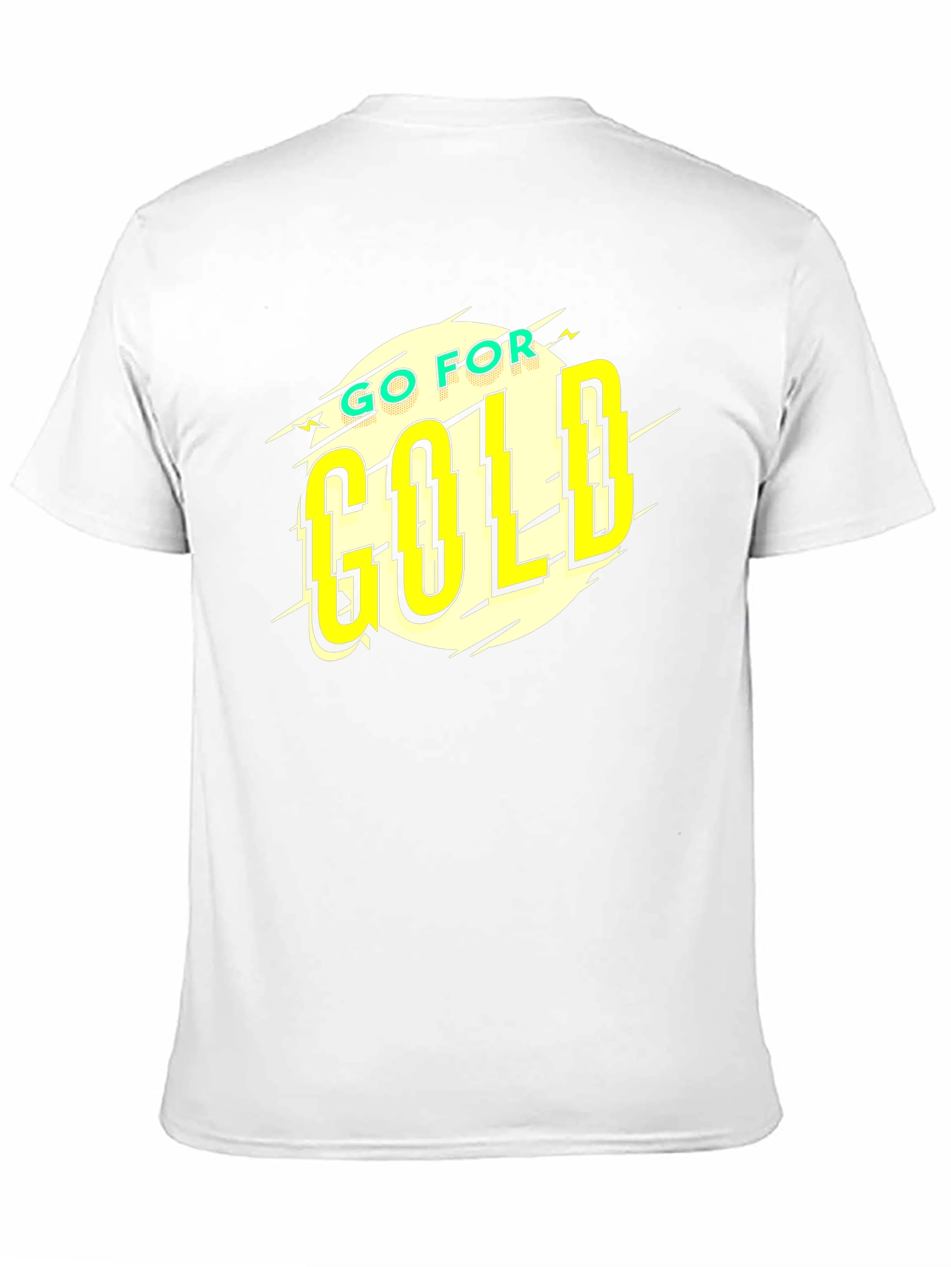 Go For Gold Black Graphic T-Shirt