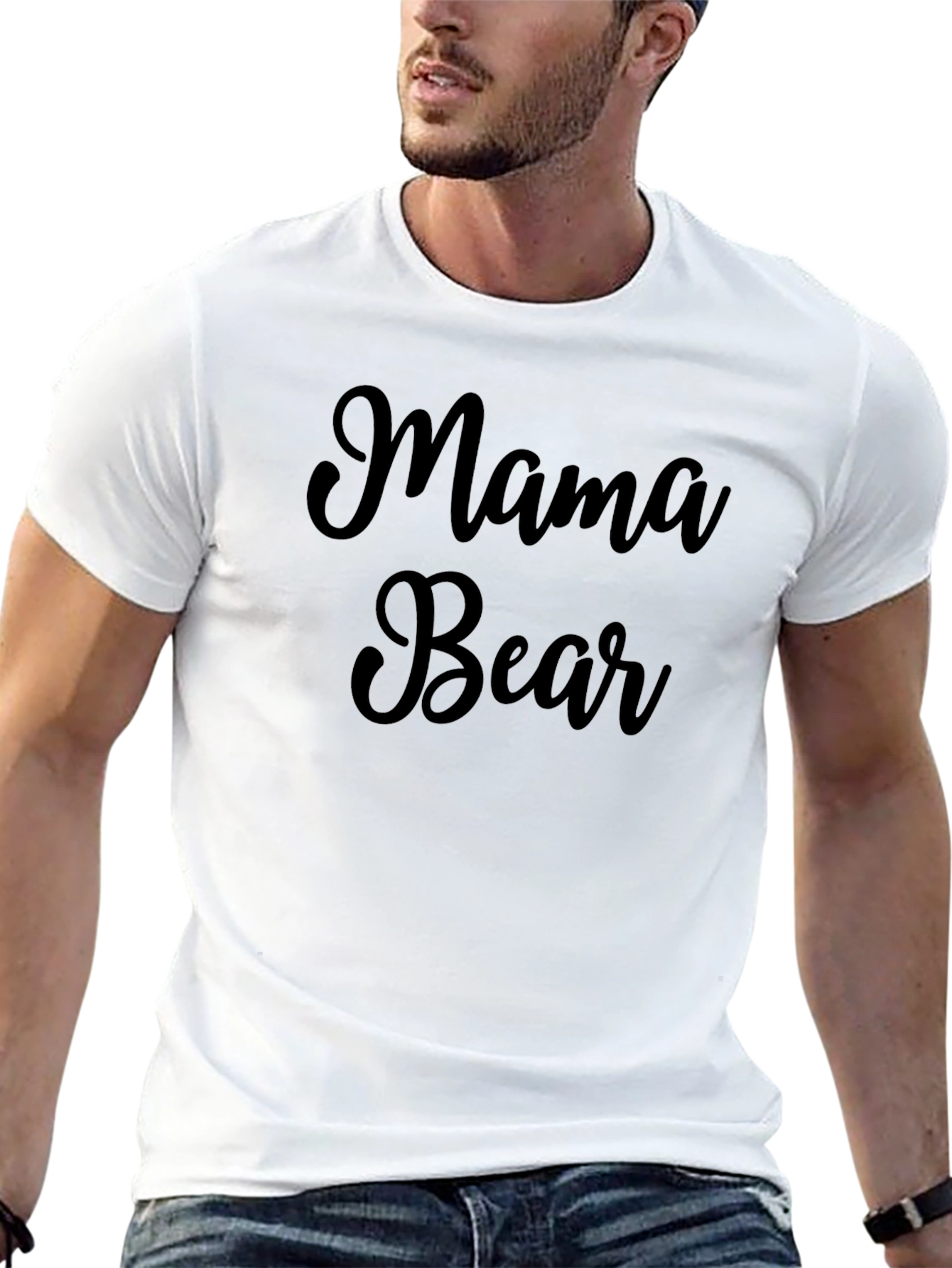 Mama Bear Graphic Tee - Black Unisex T-Shirt