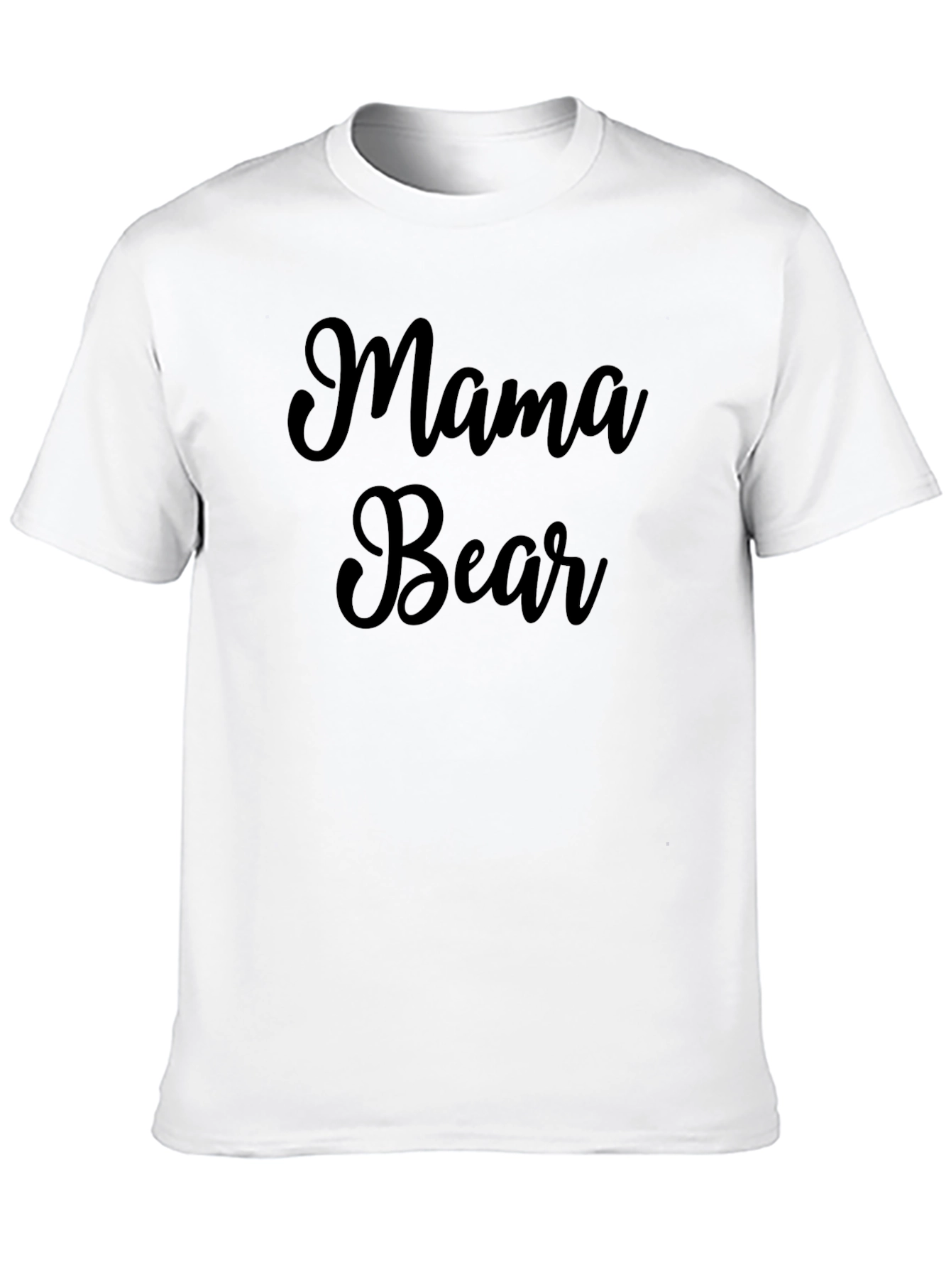Mama Bear Graphic Tee - Black Unisex T-Shirt