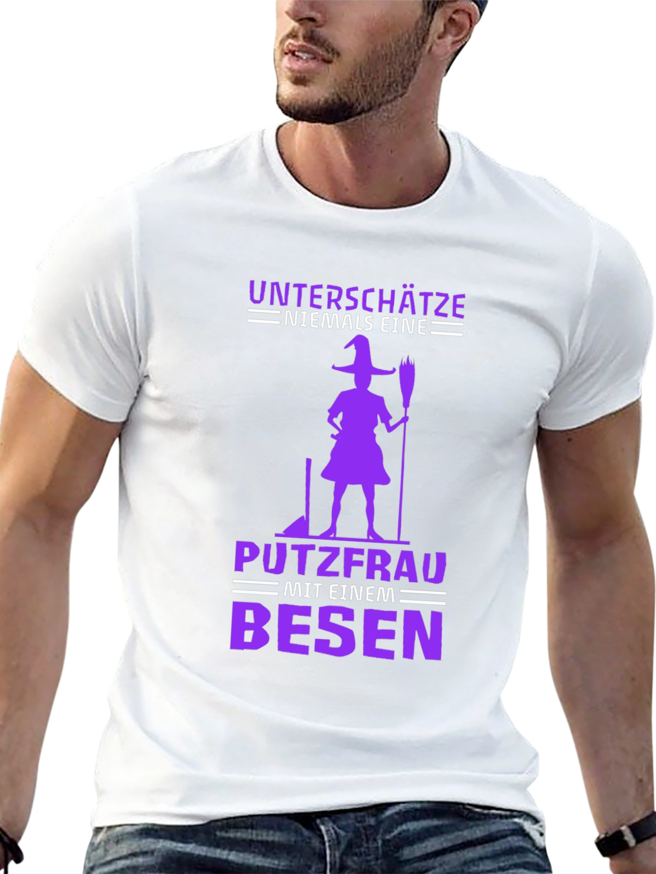 Witch Putzfrau T-Shirt - Never Underestimate!