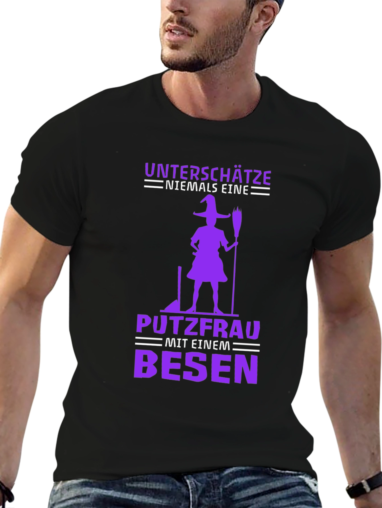 Witch Putzfrau T-Shirt - Never Underestimate!