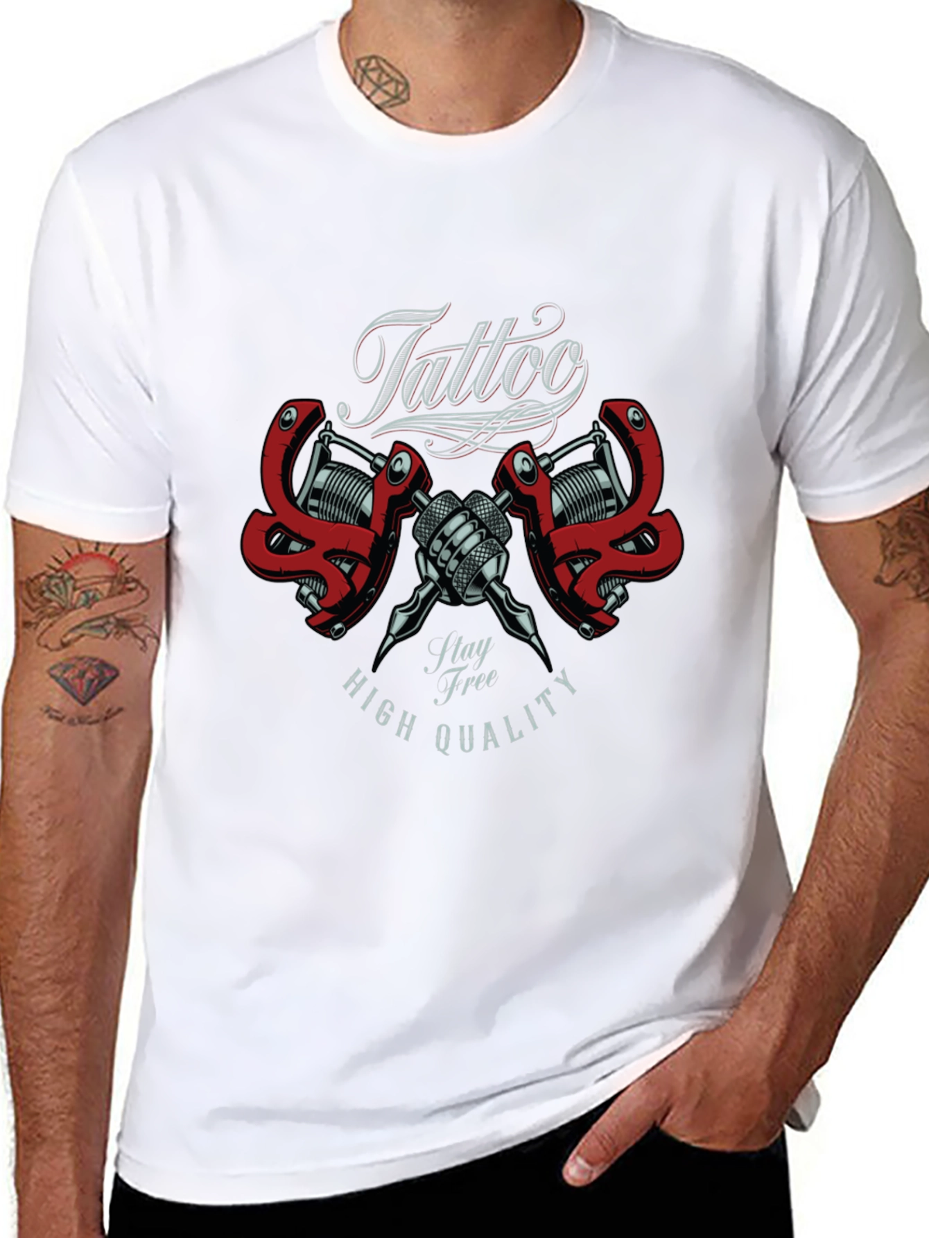 Tattoo Art Graphic T-Shirt - Classic Cool Design