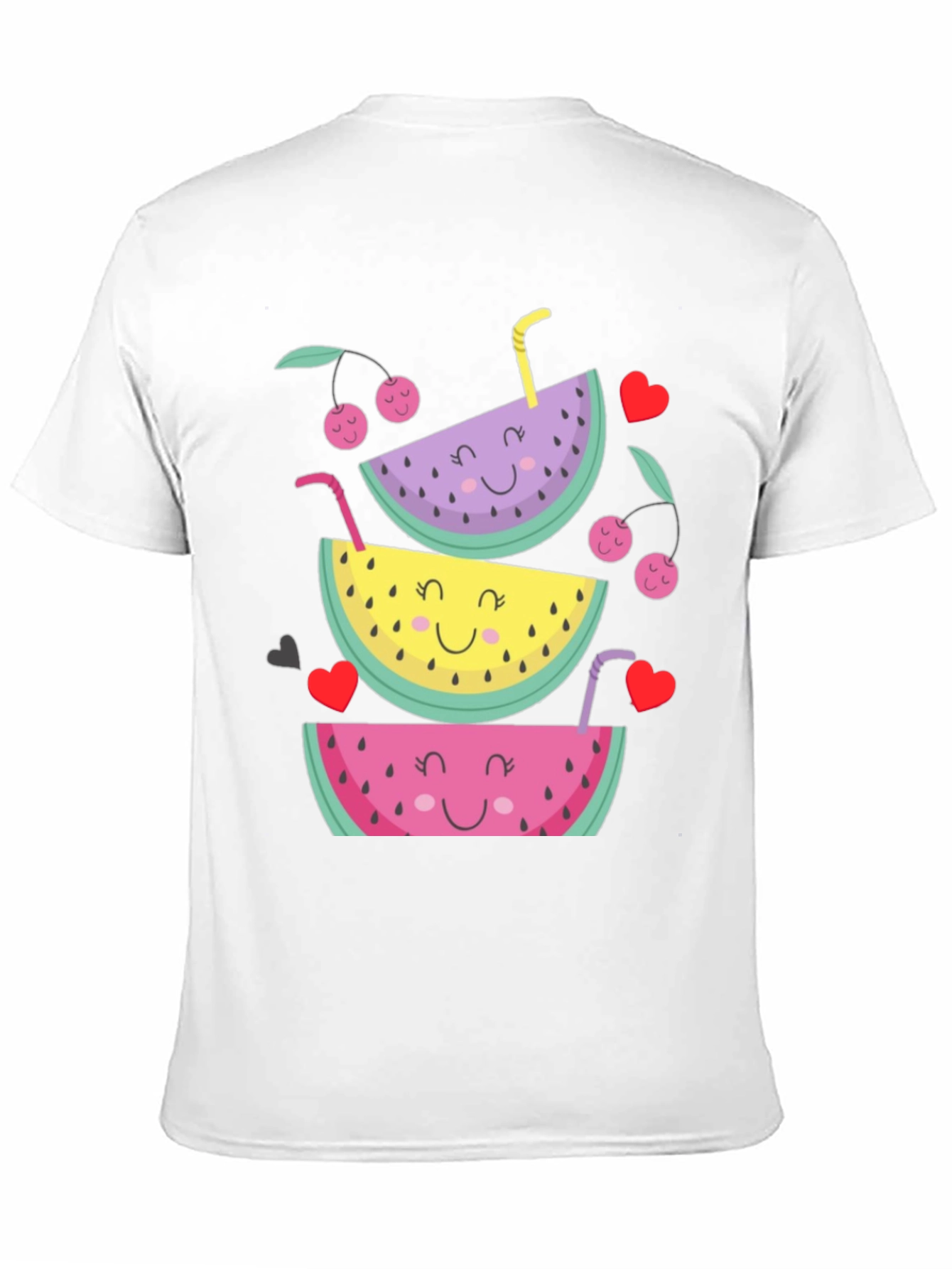 Fruit Stack Graphic Tee - Summer Fun Shirt