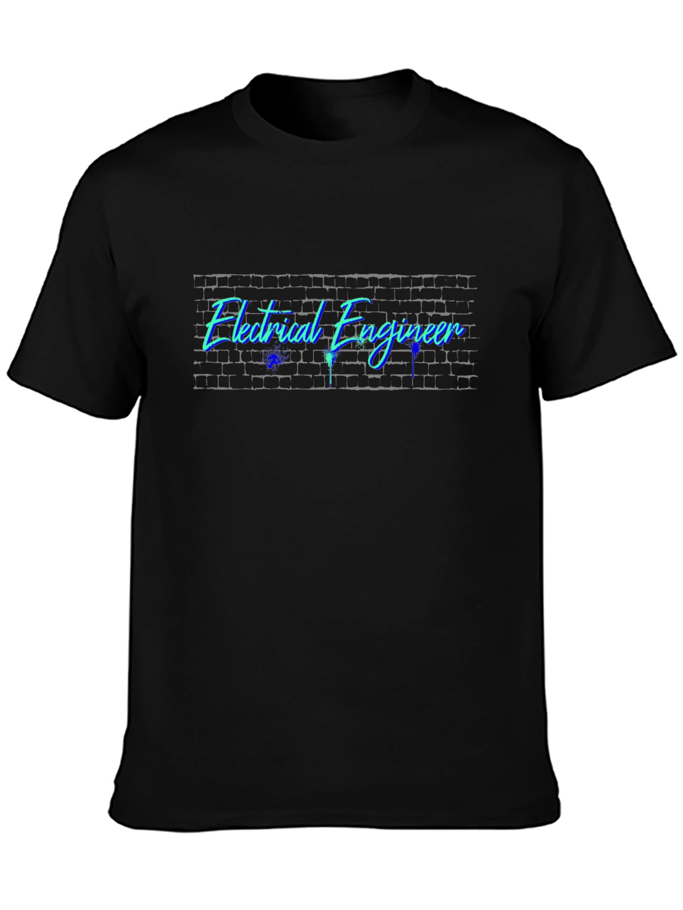 Electrical Engineer Black Graphic Tee