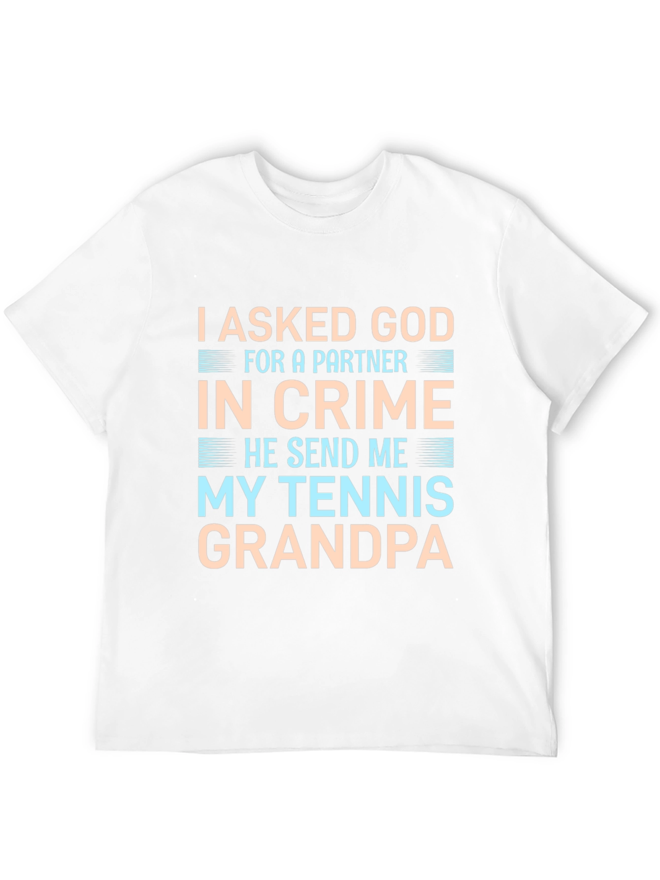 Tennis Grandpa Graphic T-Shirt