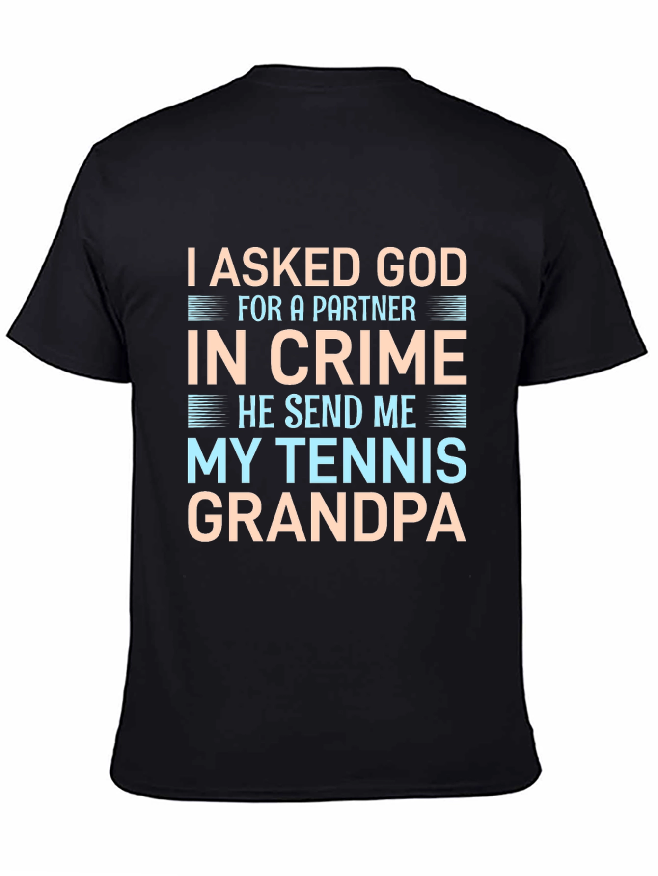 Tennis Grandpa Graphic T-Shirt