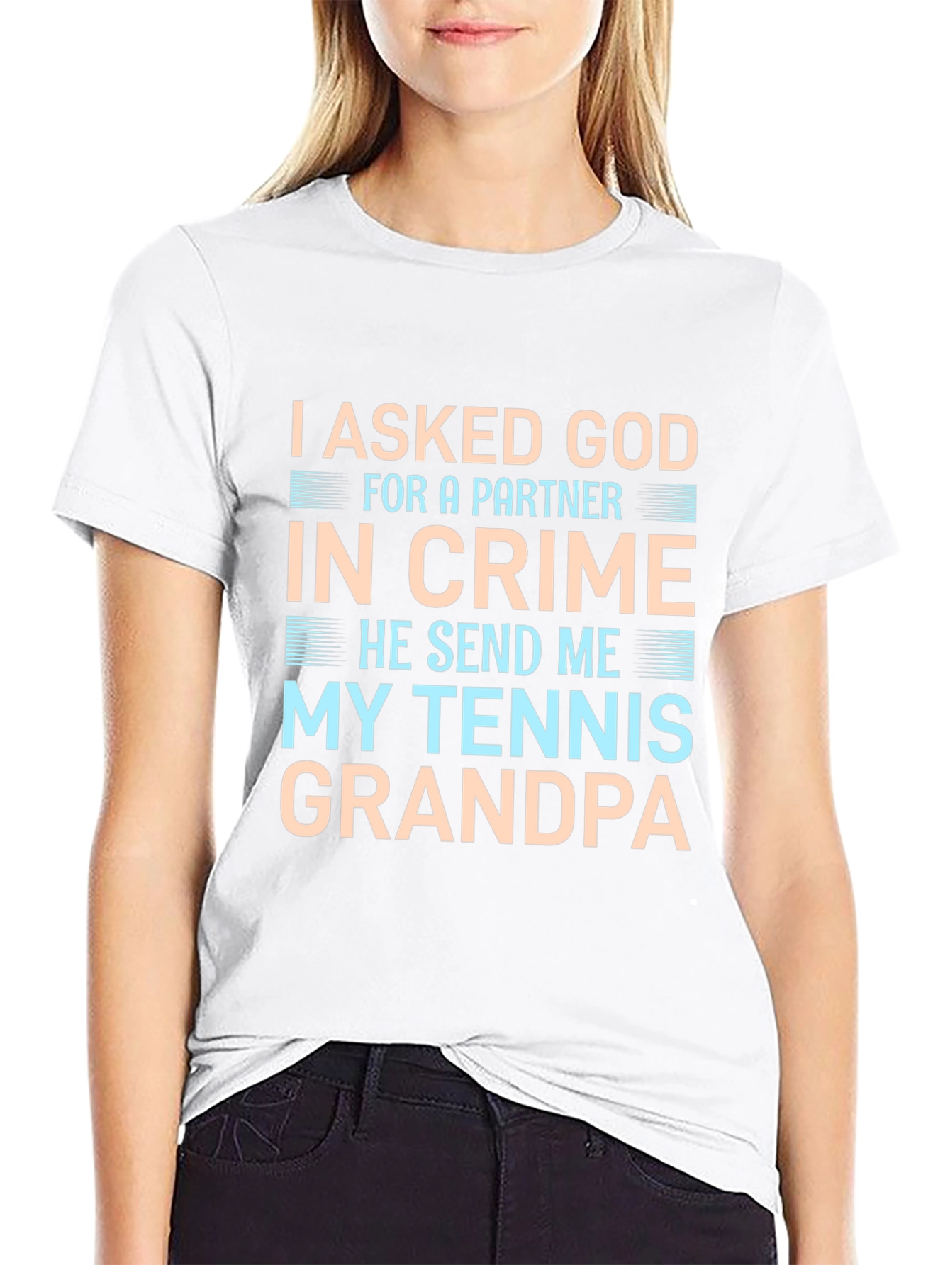 Tennis Grandpa Graphic T-Shirt
