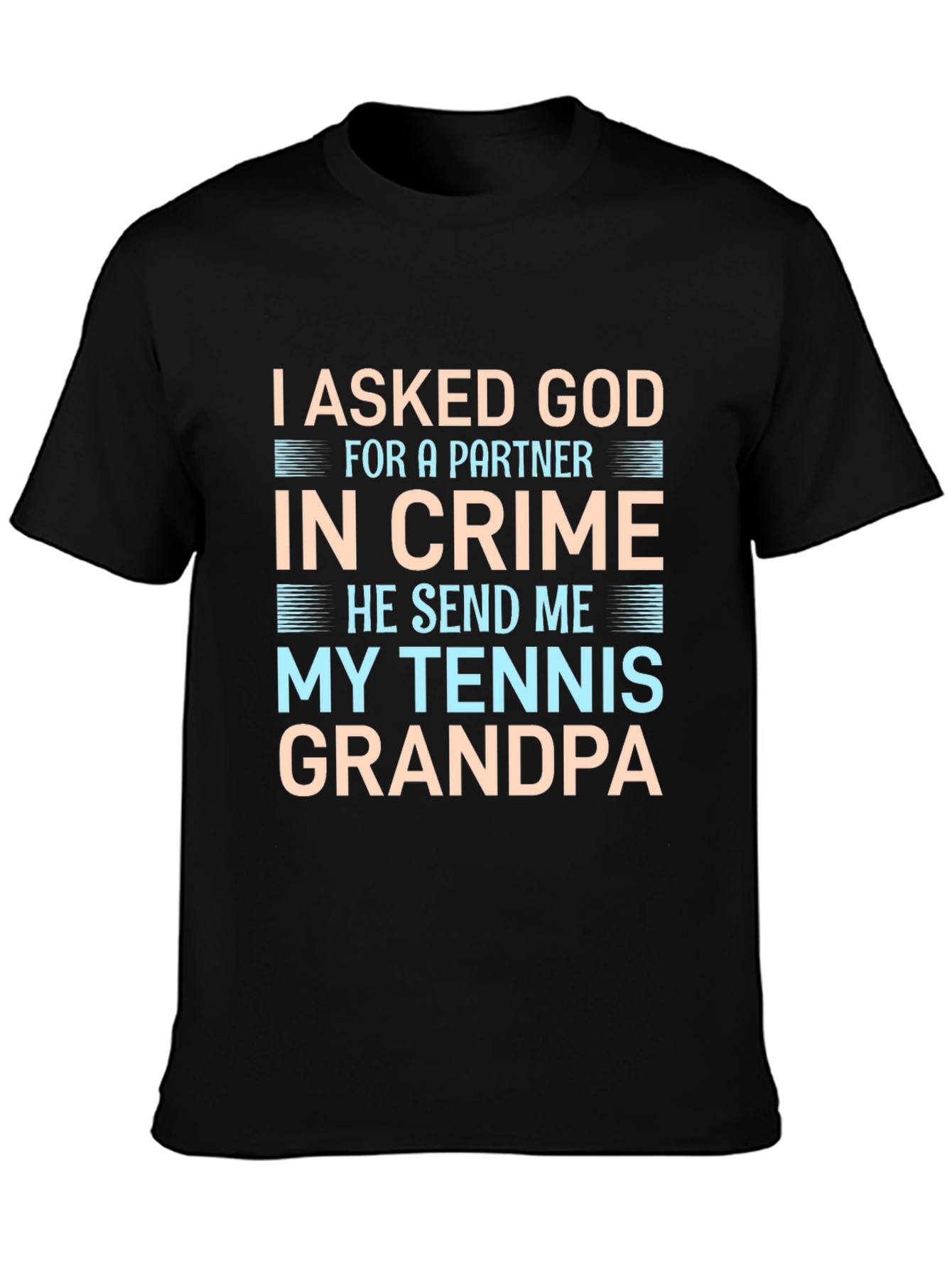 Tennis Grandpa Graphic T-Shirt