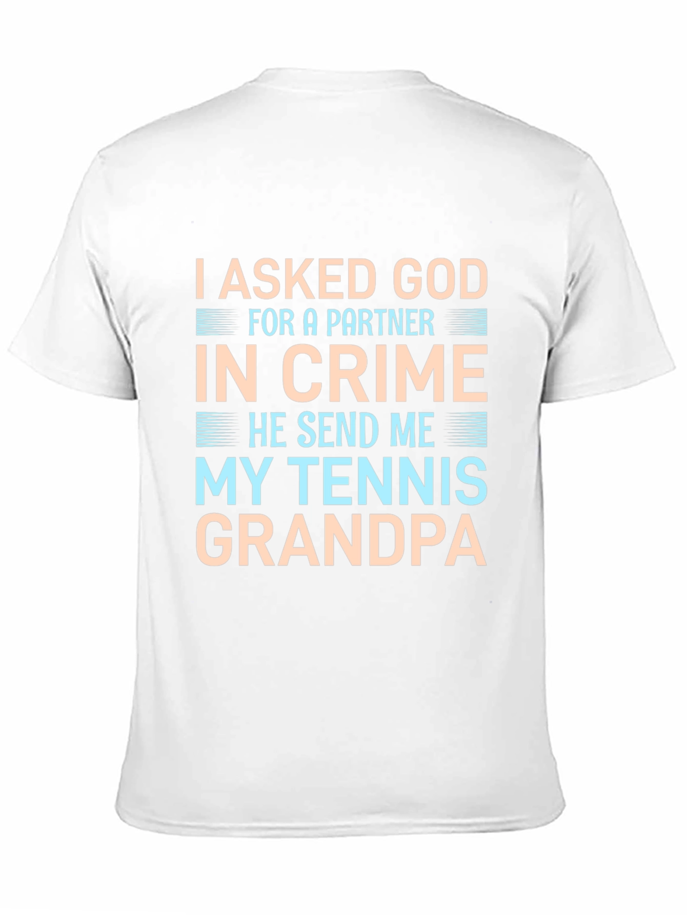 Tennis Grandpa Graphic T-Shirt