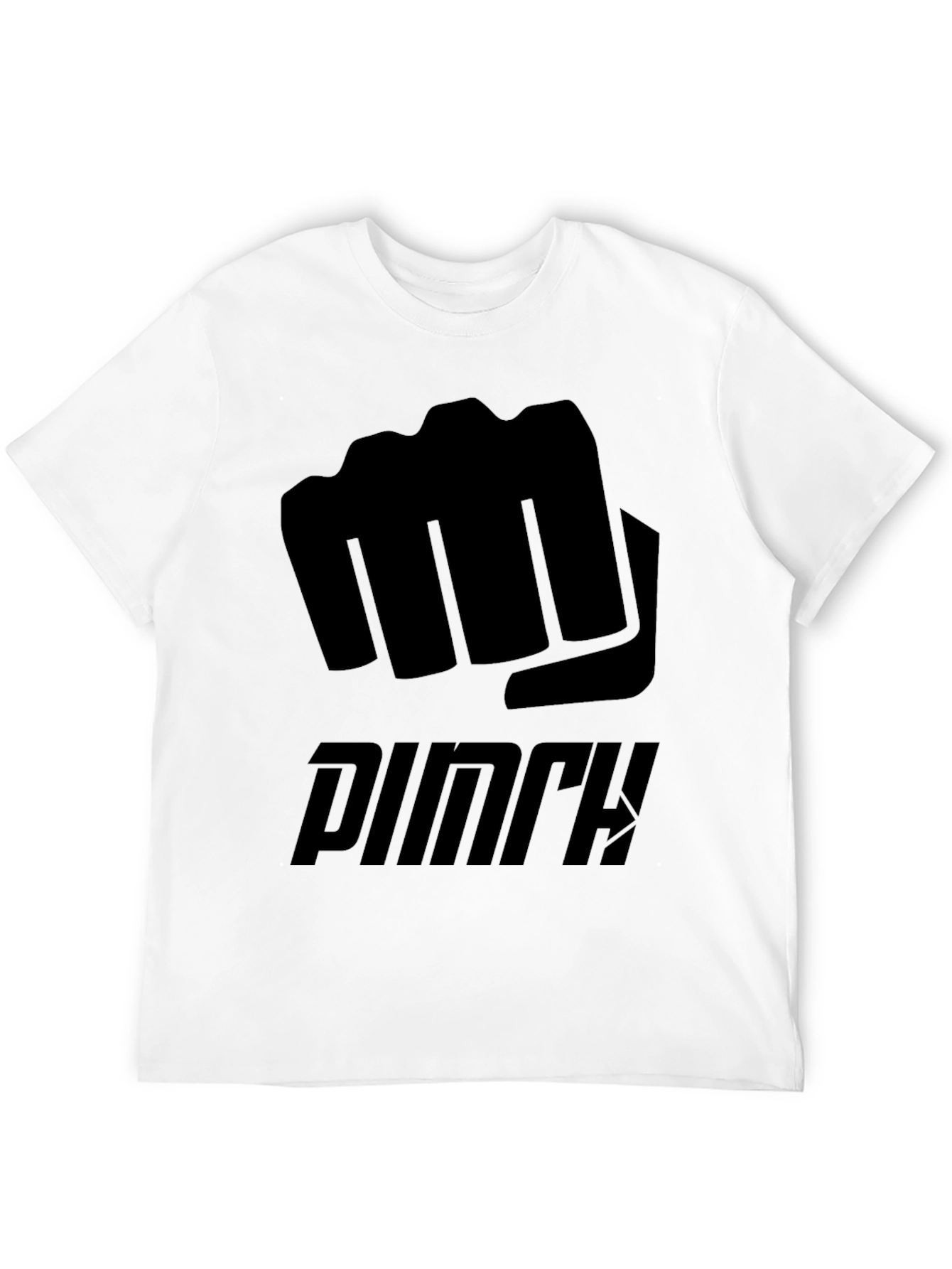Black Fist Punch Graphic T-Shirt | Mens Casual Tee