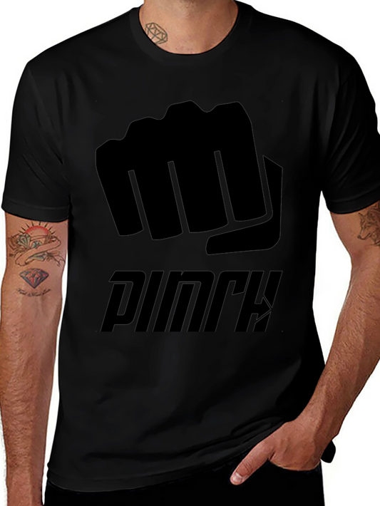Black Fist Punch Graphic T-Shirt | Mens Casual Tee