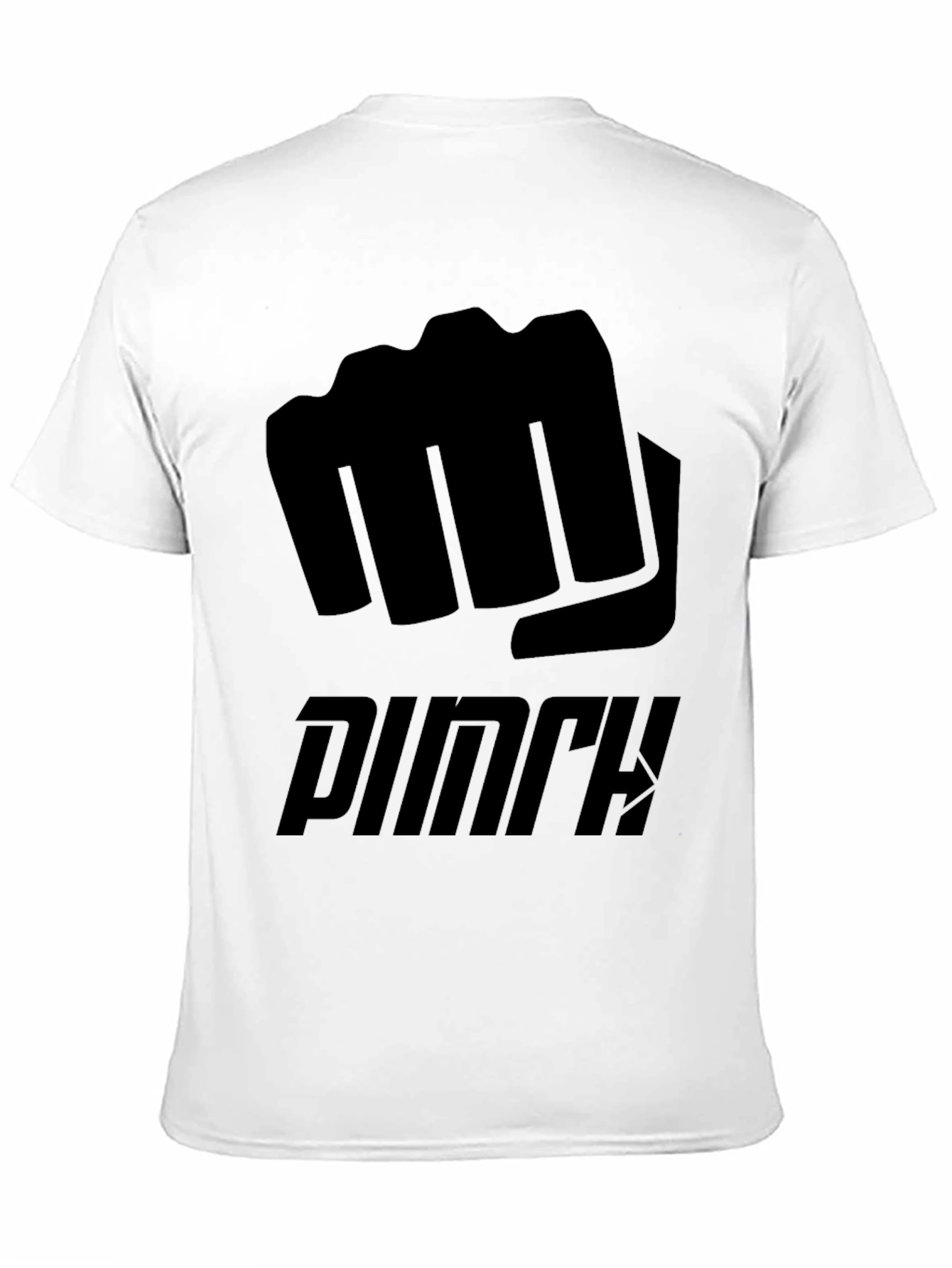 Black Fist Punch Graphic T-Shirt | Mens Casual Tee