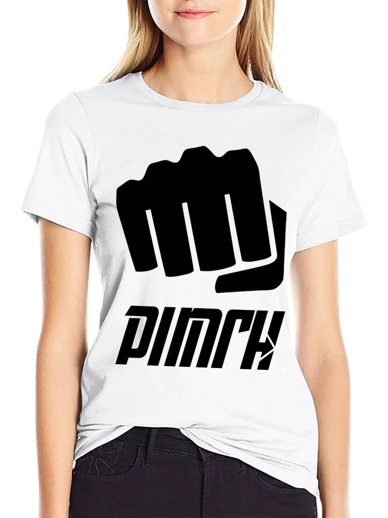 Black Fist Punch Graphic T-Shirt | Mens Casual Tee