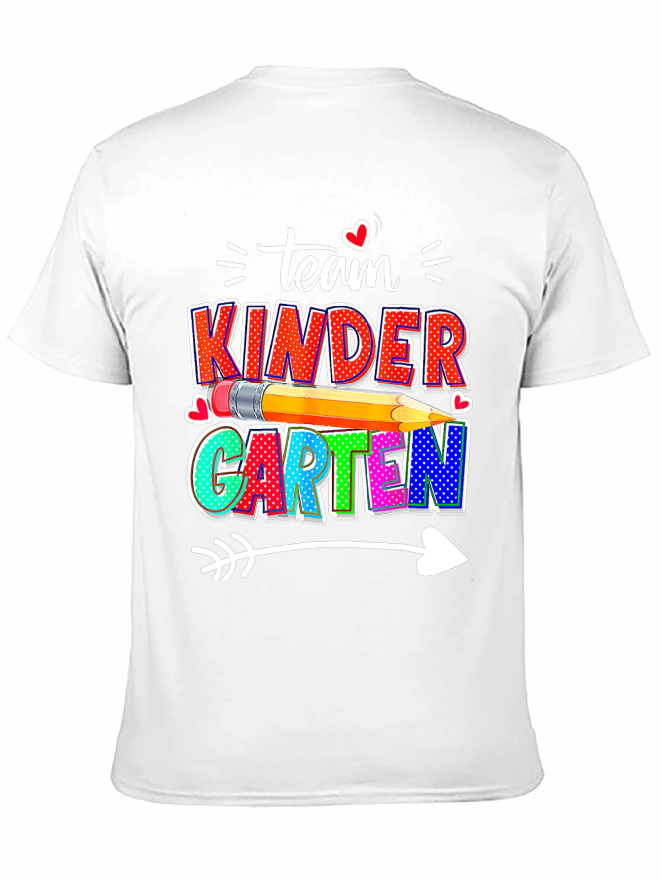 Team Kinder Teacher Arrow T-Shirt